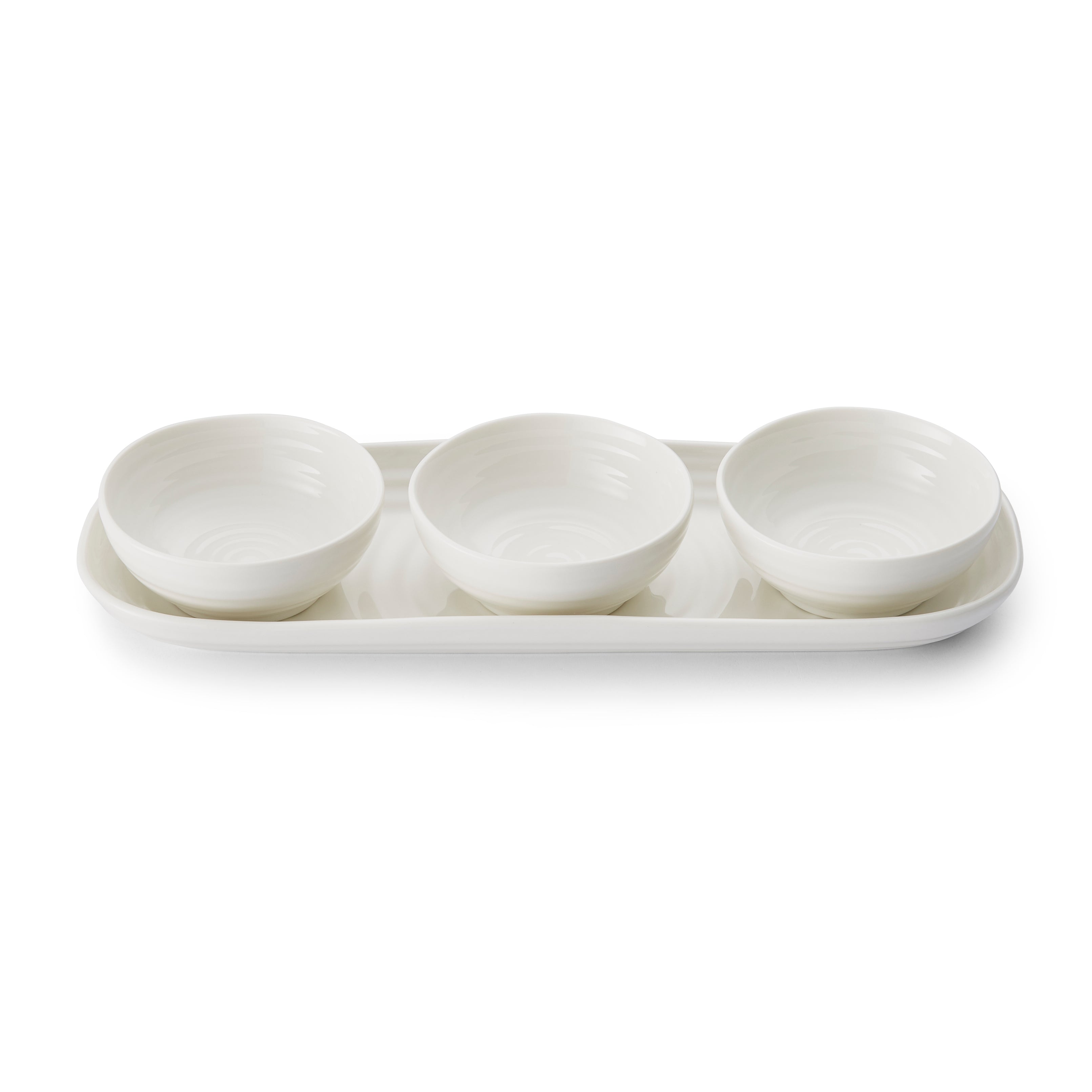 Sophie Conran for Portmeirion 3 Bowl & Tray Set Tray 27.5cm x 10cm
Bowl 8cm Boxed Set