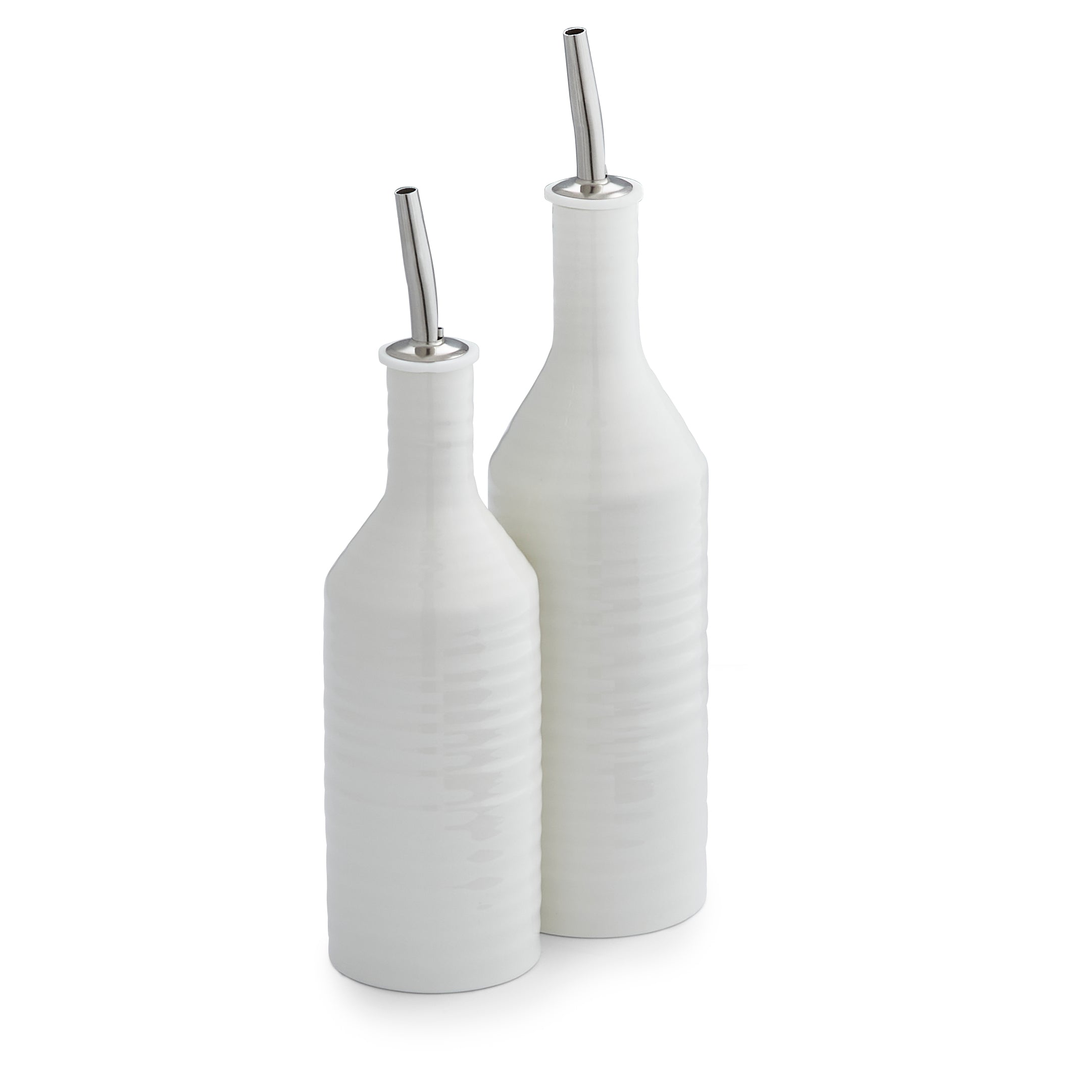 Sophie Conran for Portmeirion Oil & Vinegar Drizzler Set Oil 26.5cm, Vinegar 23cm Boxed Set