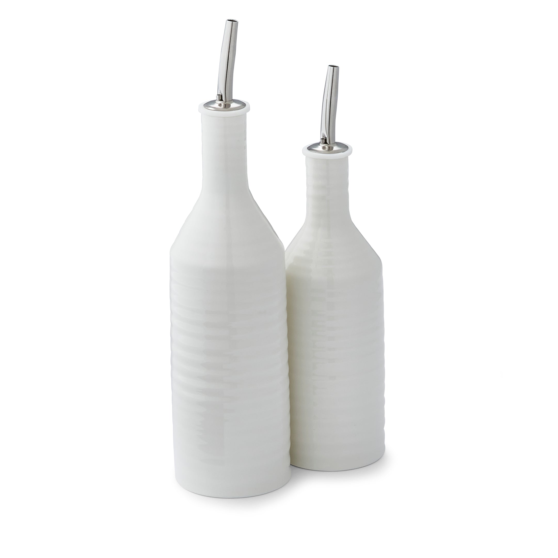 Sophie Conran for Portmeirion Oil & Vinegar Drizzler Set Oil 26.5cm, Vinegar 23cm Boxed Set