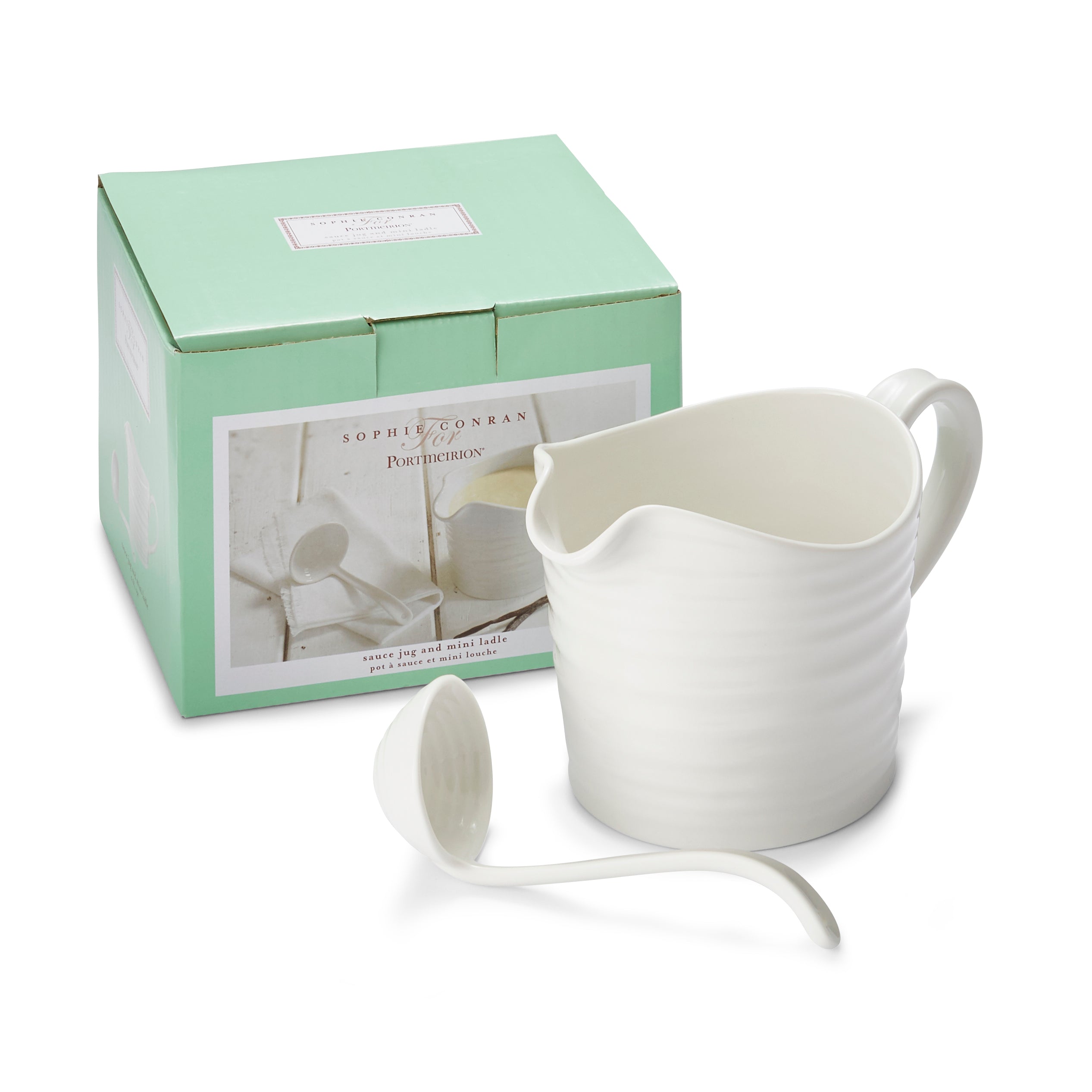 Sophie Conran for Portmeirion Sauce Jug & Mini Ladle 0.60L
Ladle 14cm Boxed Set