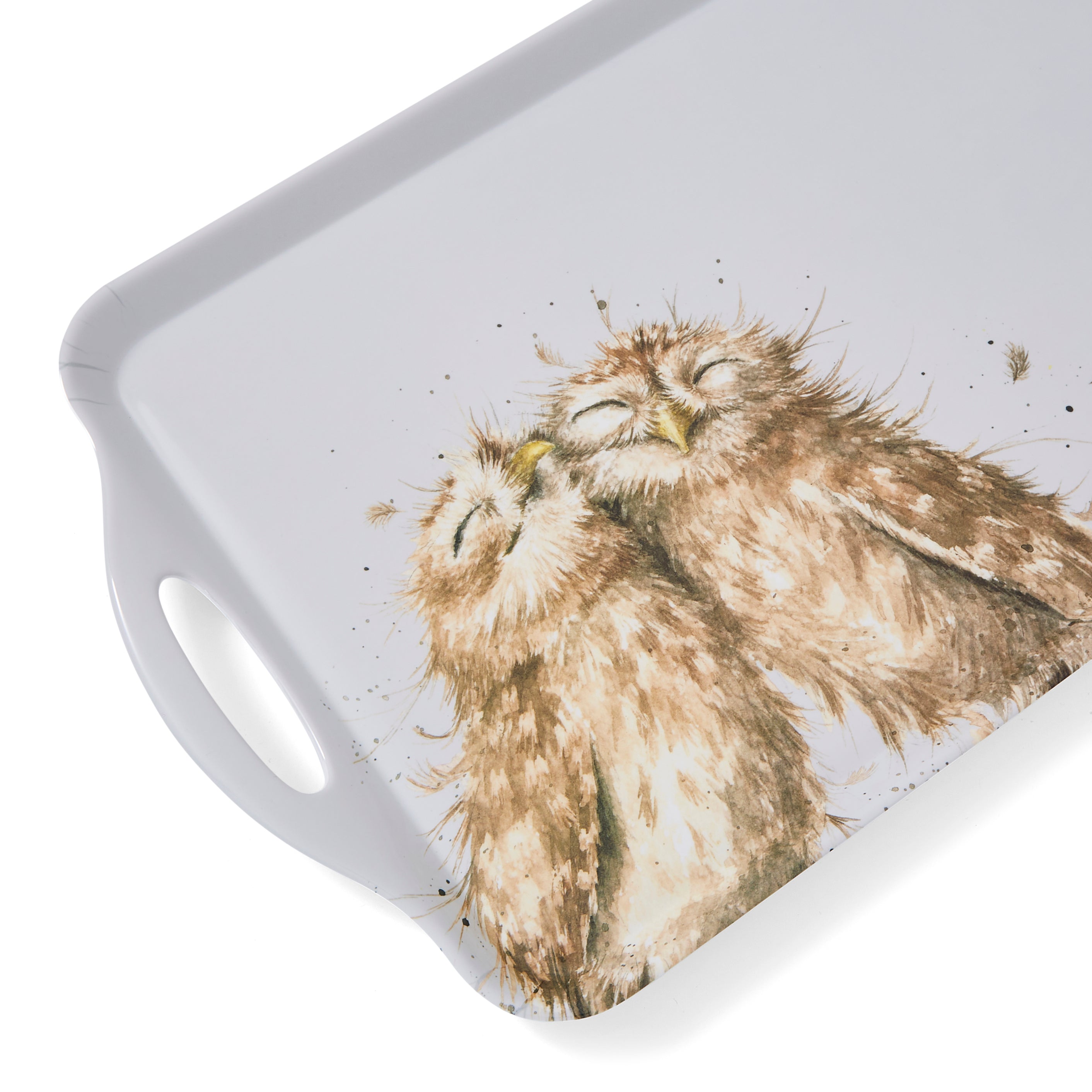 Pimpernel Wrendale Large Handled Tray (Owl) 48 x 29.5cm Single