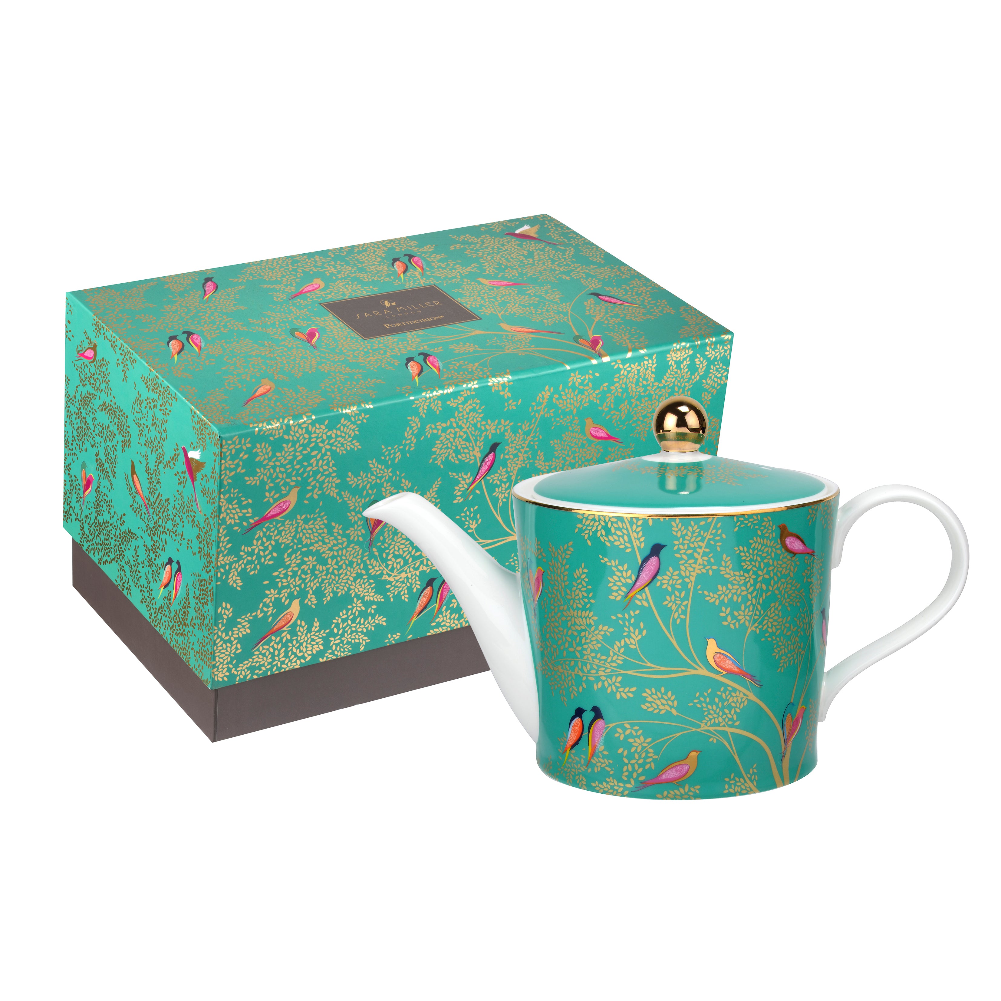 Sara Miller London Artisanne Noir Collection Teapot 1.1L Single