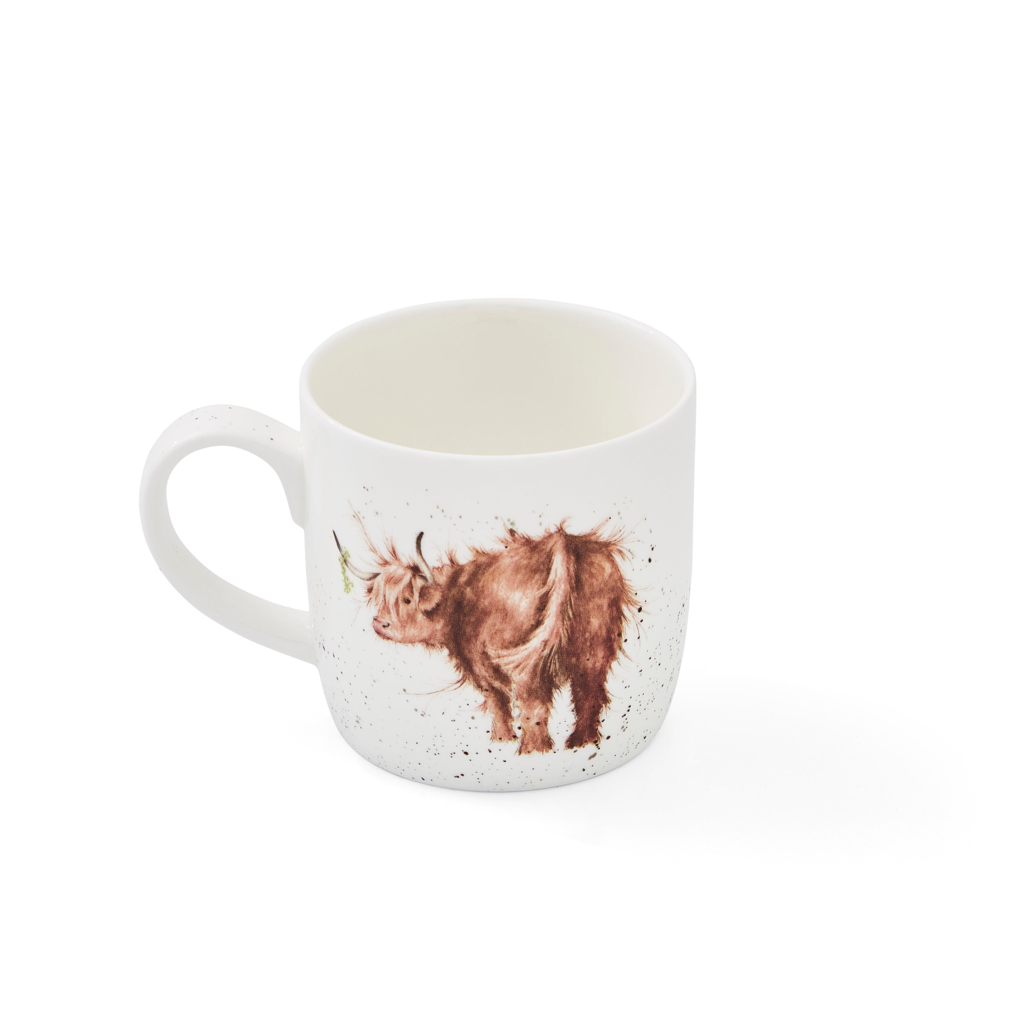 Royal Worcester Wrendale Designs Highland Cow (Cow) 0.31L Set of 6