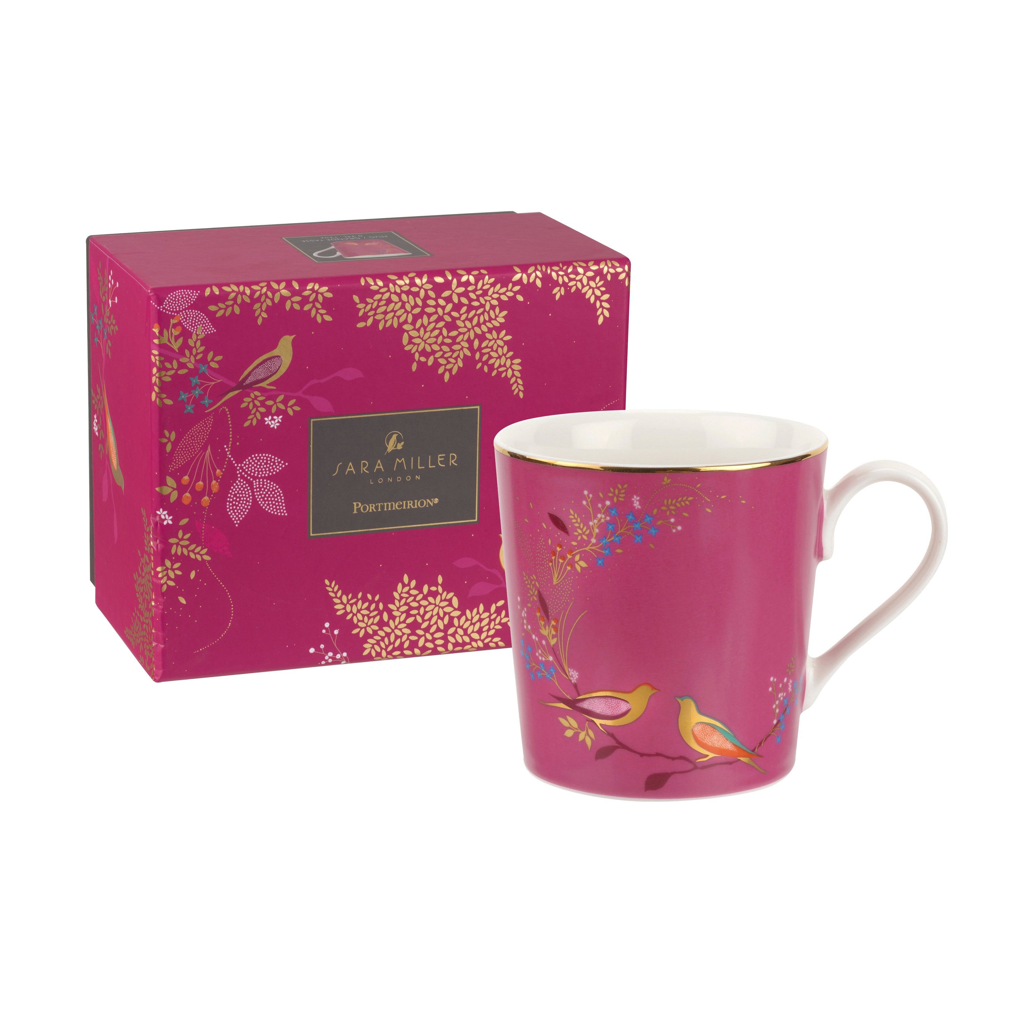 Sara Miller London Artisanne Noir Collection Mug - Pink 0.34L Single