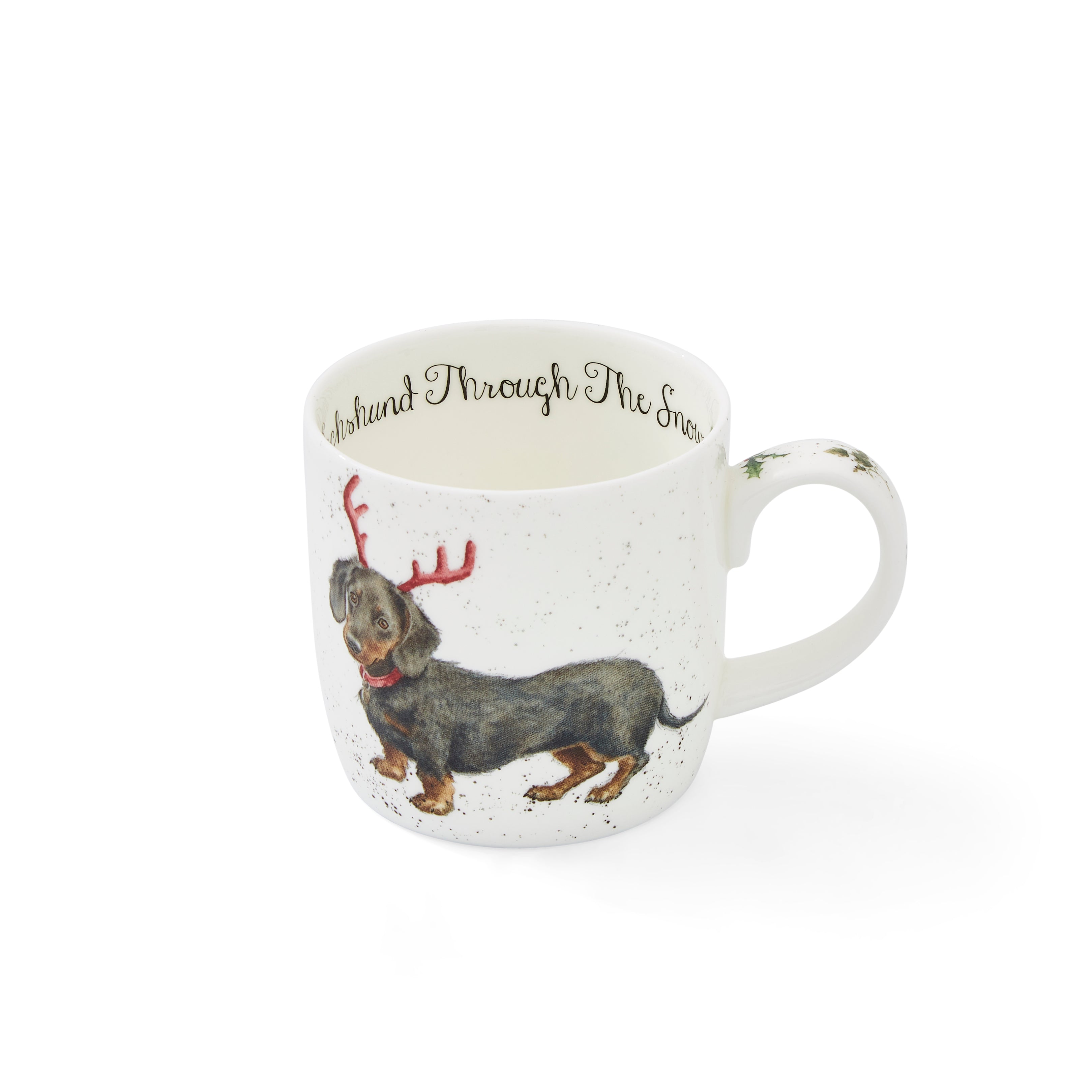 WreWrendale Designs - Christmas Collectionsndale Designs Coloured Collection Dachshund through the Snow (Dog) 0.31L Set of 6