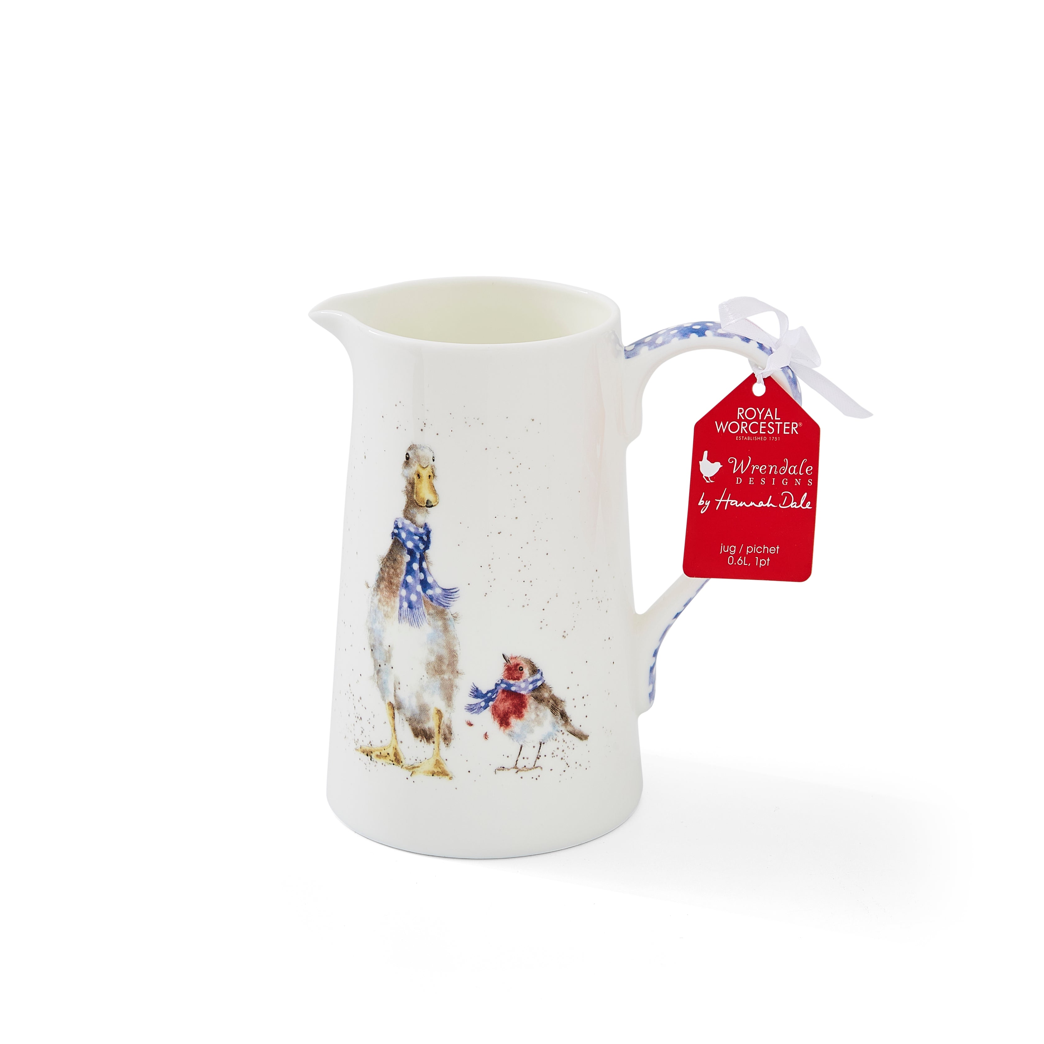 WreWrendale Designs - Christmas Collectionsndale Designs Coloured Collection Jug (Duck & Robin) 0.60L Single