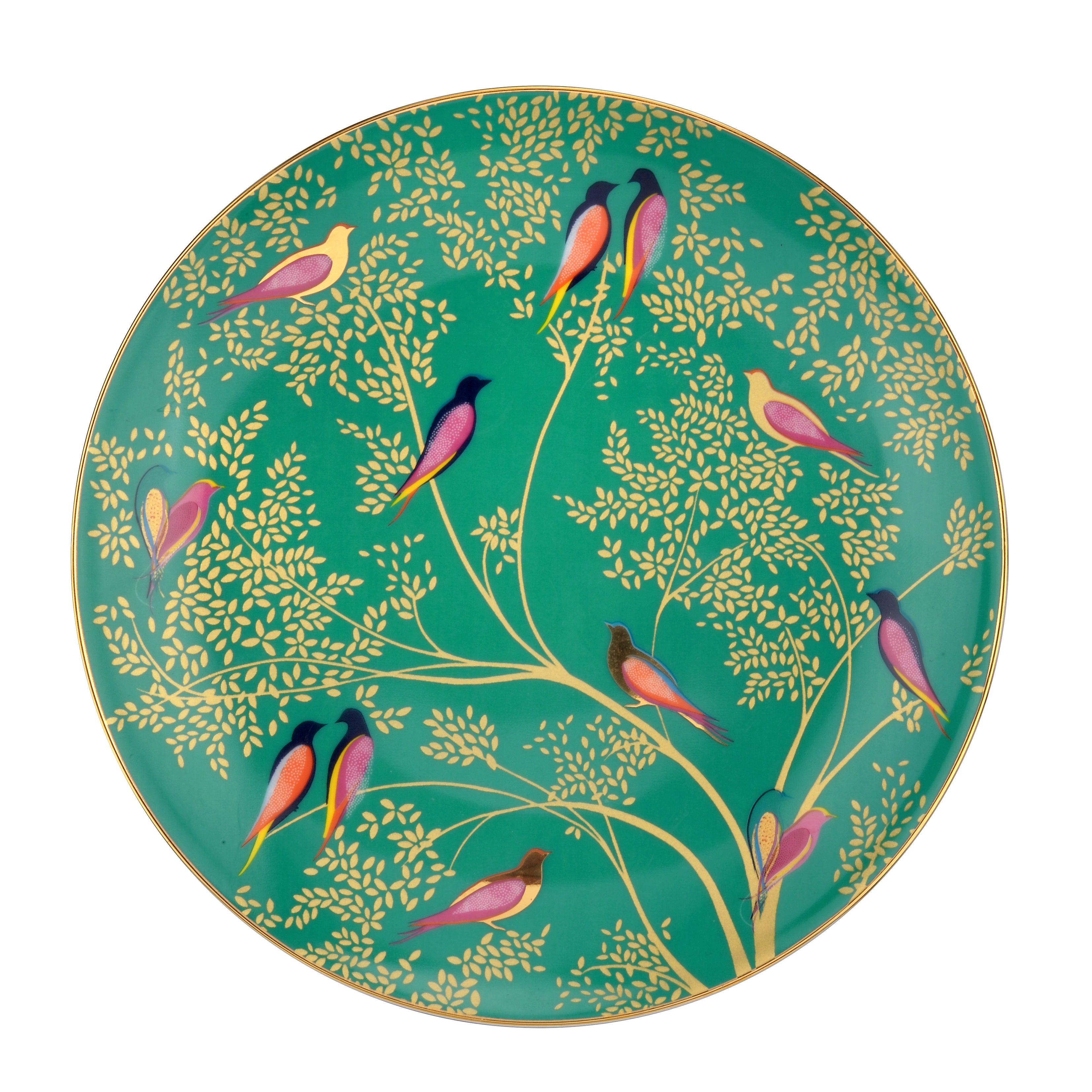 Sara Miller London Artisanne Noir Collection Cake Plates - Assorted - Set of 4 20cm Boxed Set