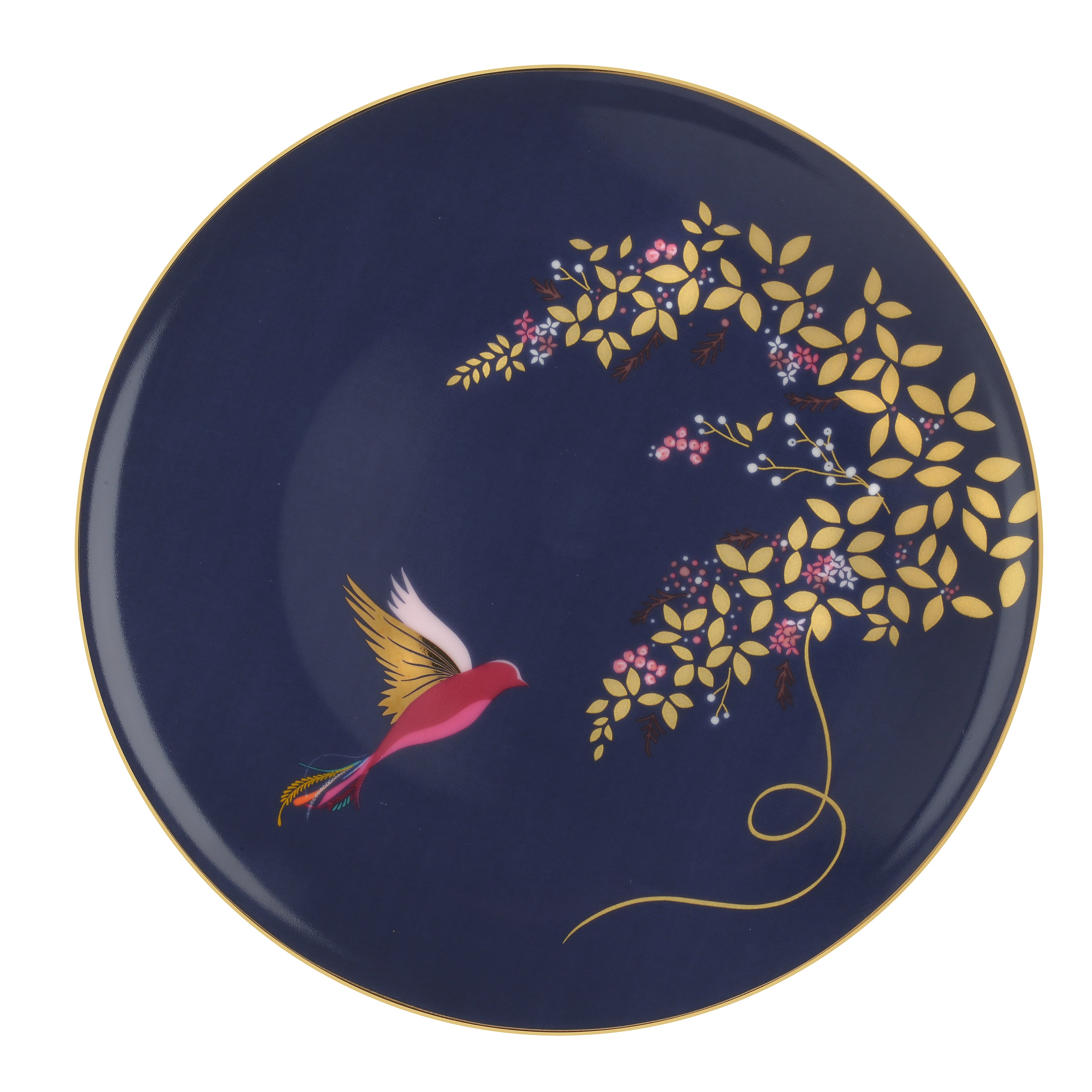 Sara Miller London Artisanne Noir Collection Cake Plates - Assorted - Set of 4 20cm Boxed Set