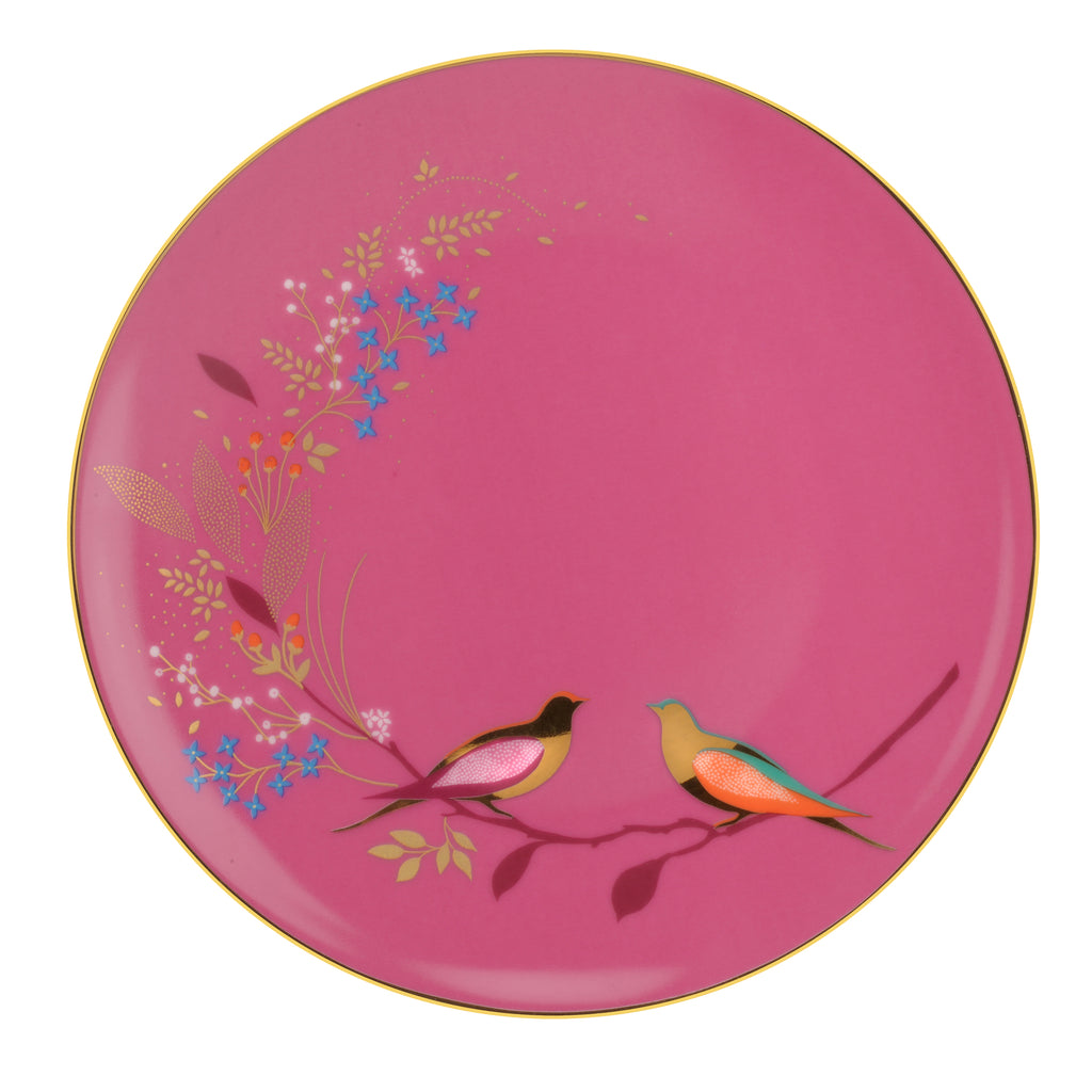 Sara Miller London Artisanne Noir Collection Cake Plates - Assorted - Set of 4 20cm Boxed Set