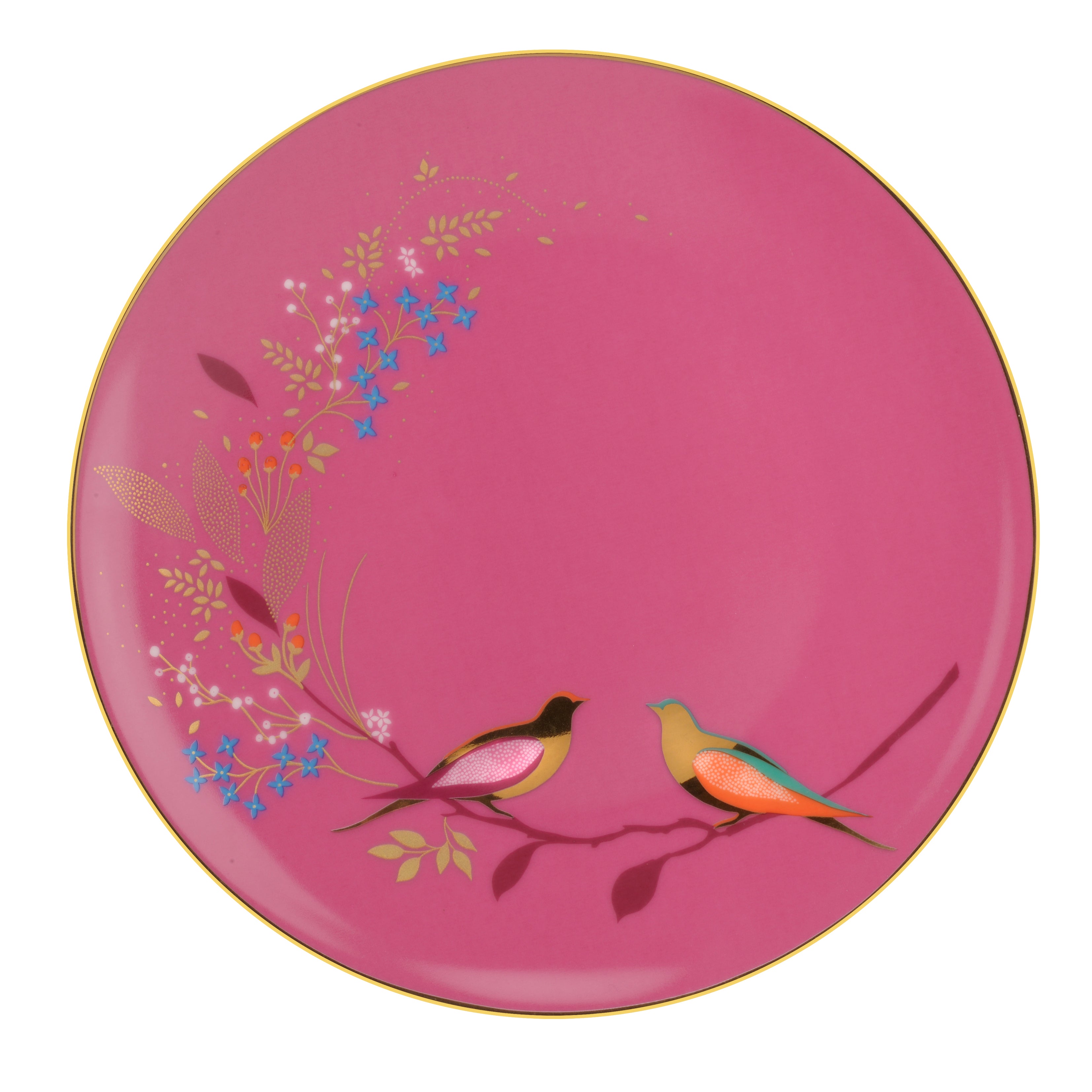 Sara Miller London Artisanne Noir Collection Cake Plates - Assorted - Set of 4 20cm Boxed Set