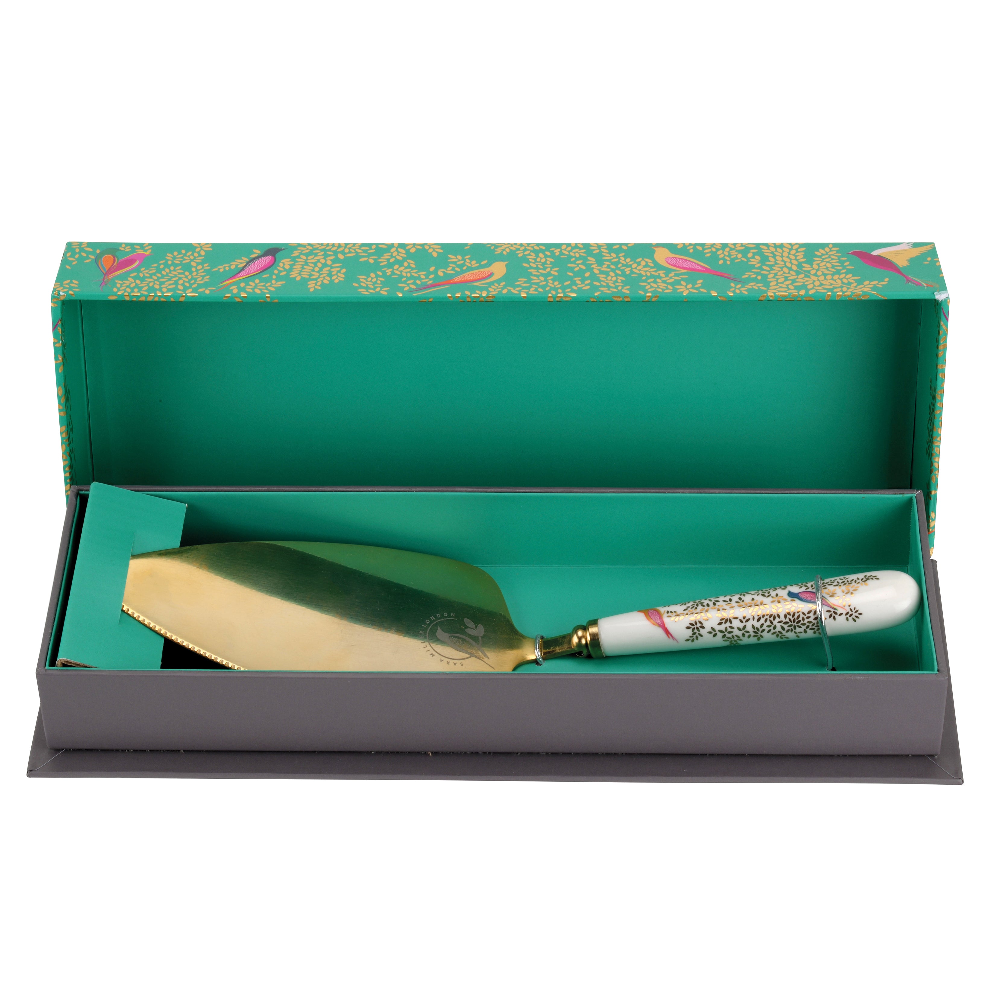 Sara Miller London Artisanne Noir Collection Cake Slice 25cm Single