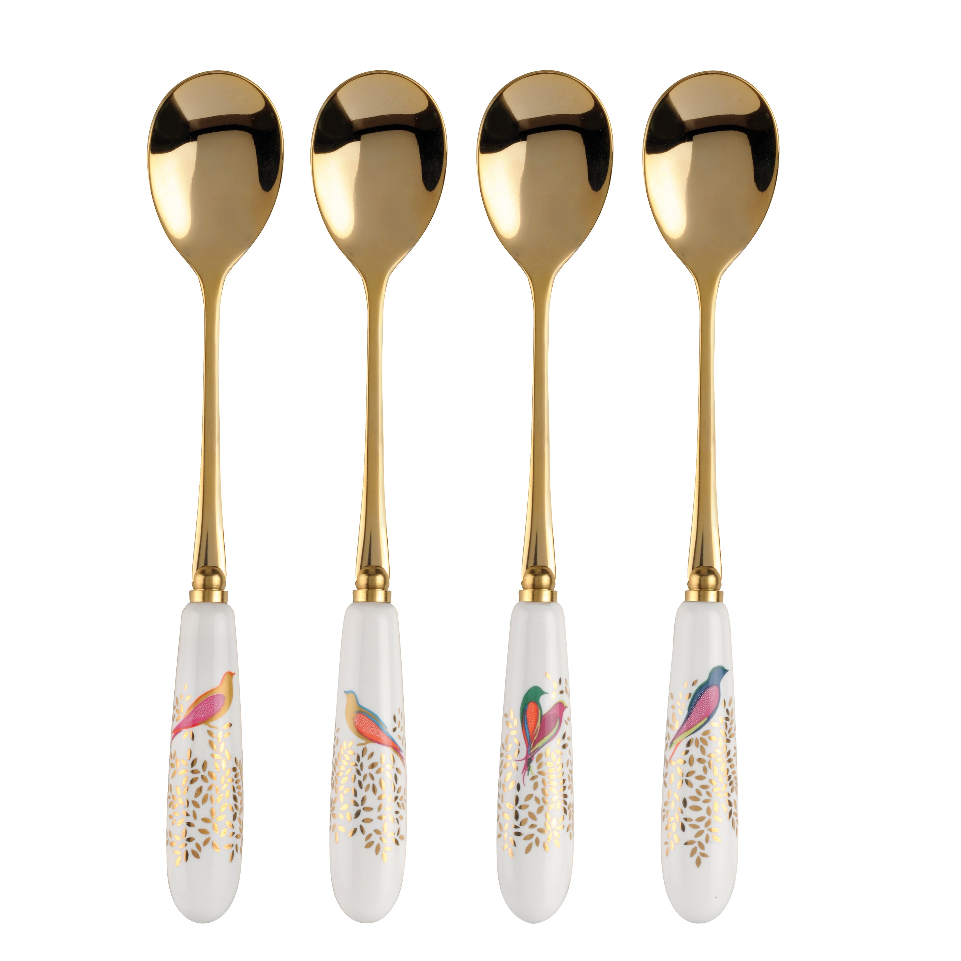 Sara Miller London Artisanne Noir Collection Teaspoons - Set of 4 15cm Boxed Set