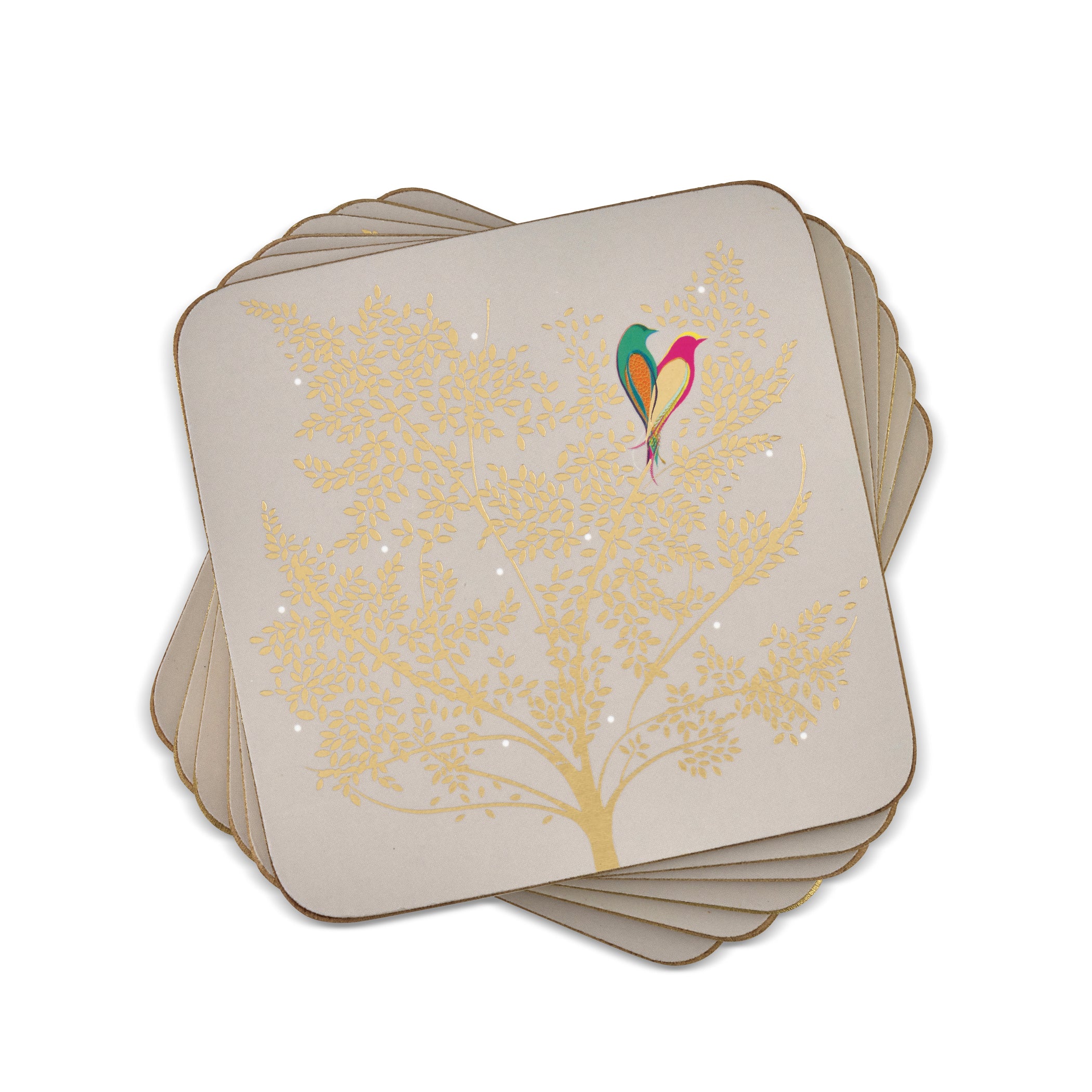 Chelsea Collection Coasters S/6 - Light Grey (s) 10.5 x 10.5cm Boxed Set