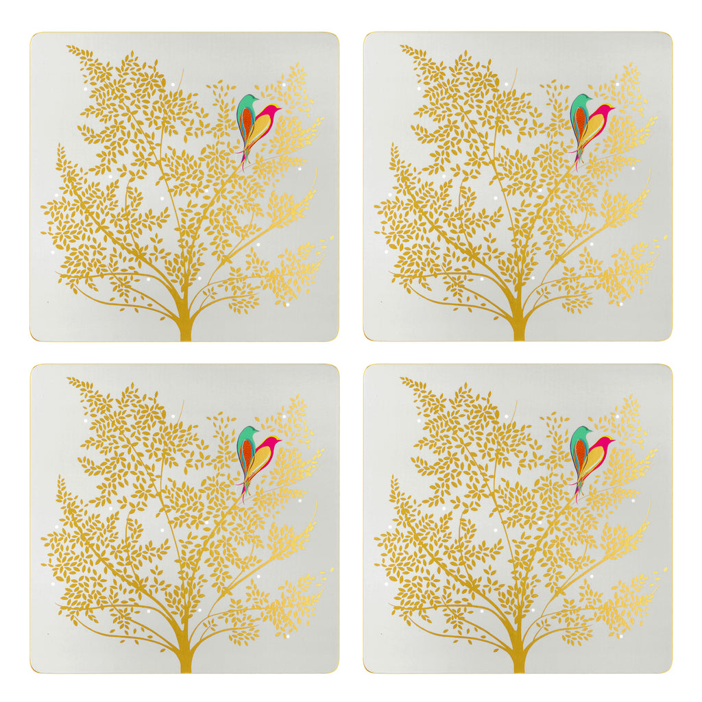 Chelsea Collection Square Placemats S/4 - Light Grey (s) 29.4 x 29.4cm Boxed Set