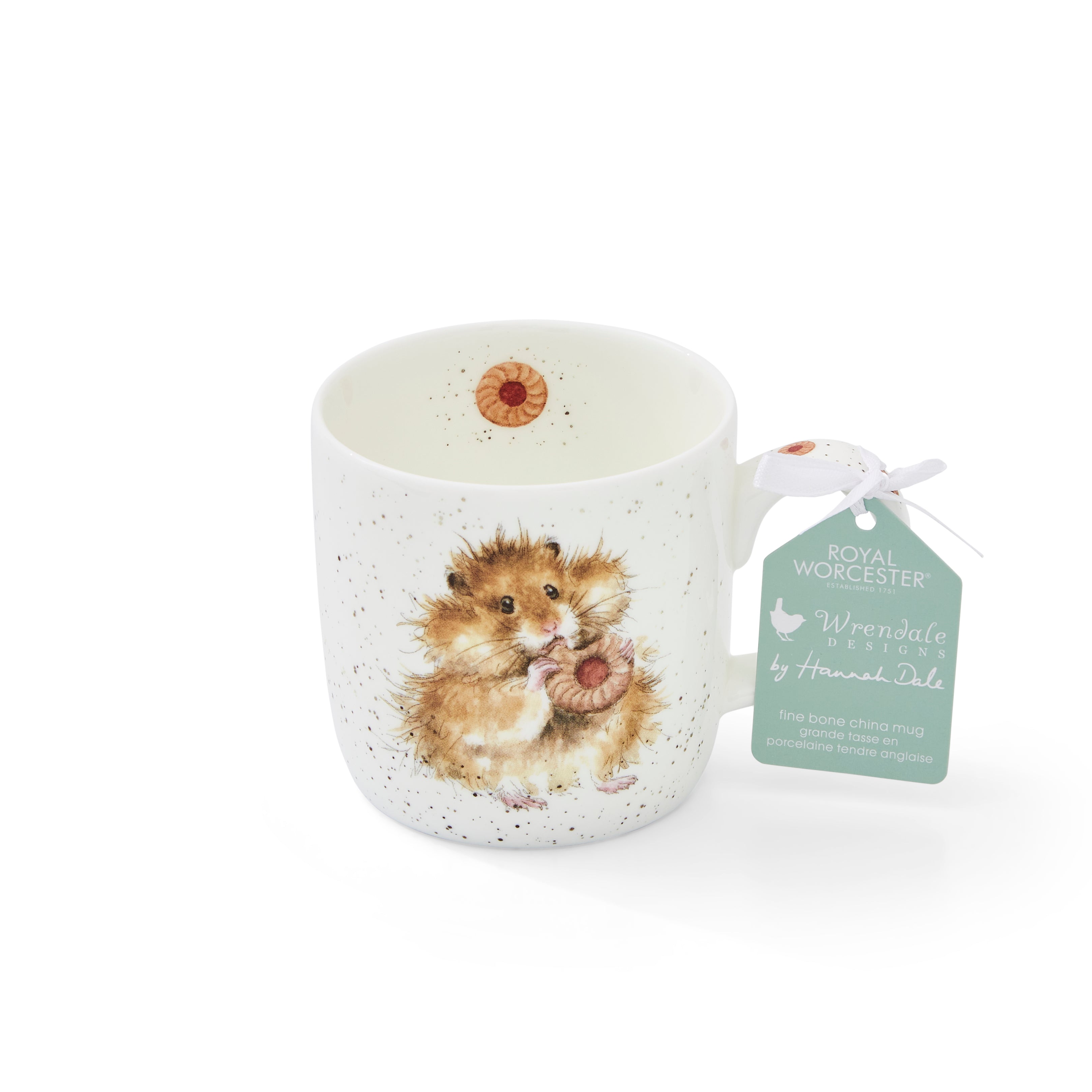 Royal Worcester Wrendale Designs Diet Starts Tomorrow (Hamster) 0.31L Set of 6
