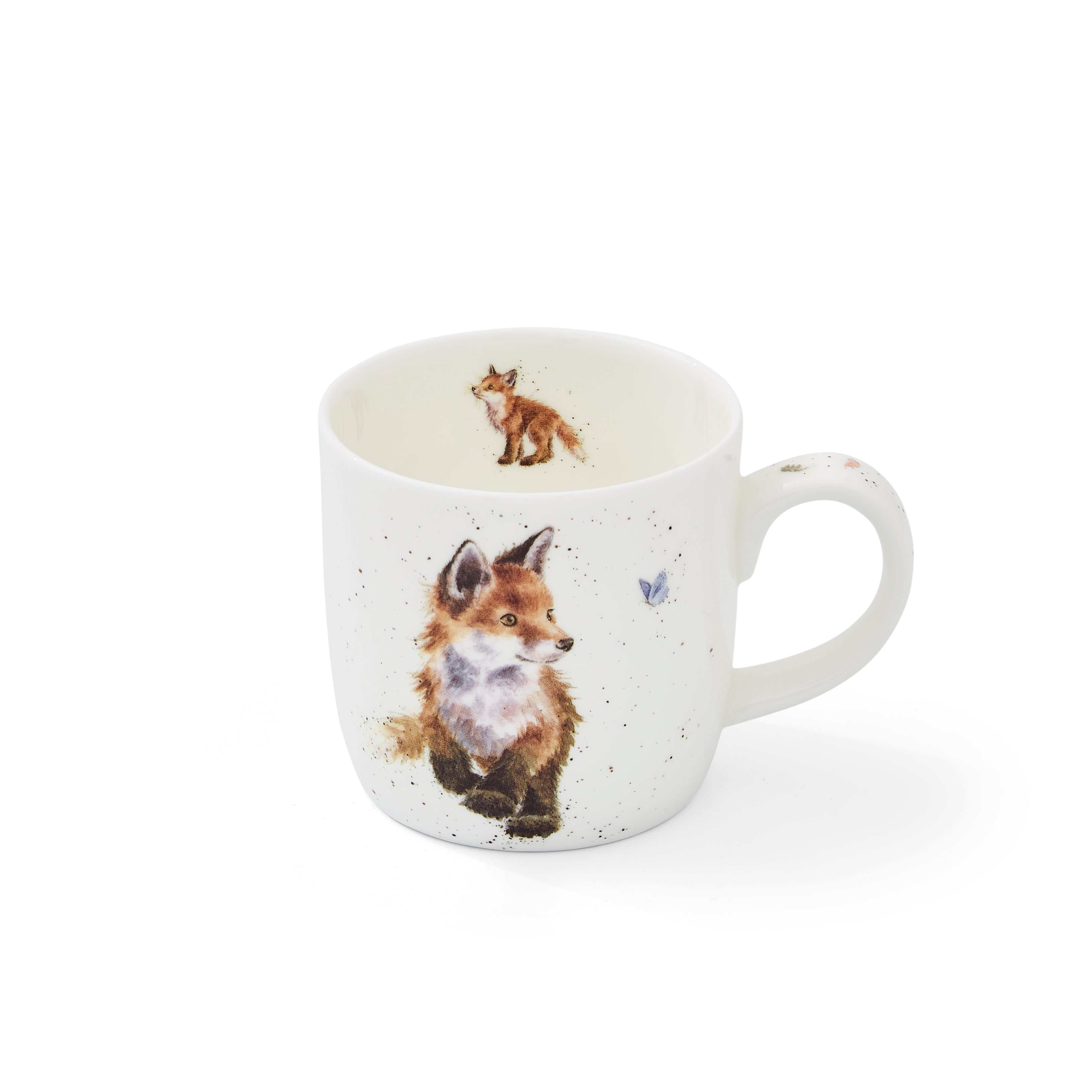 Royal Worcester Wrendale Designs Born to be Wild (Fox) 0.31L Set of 6