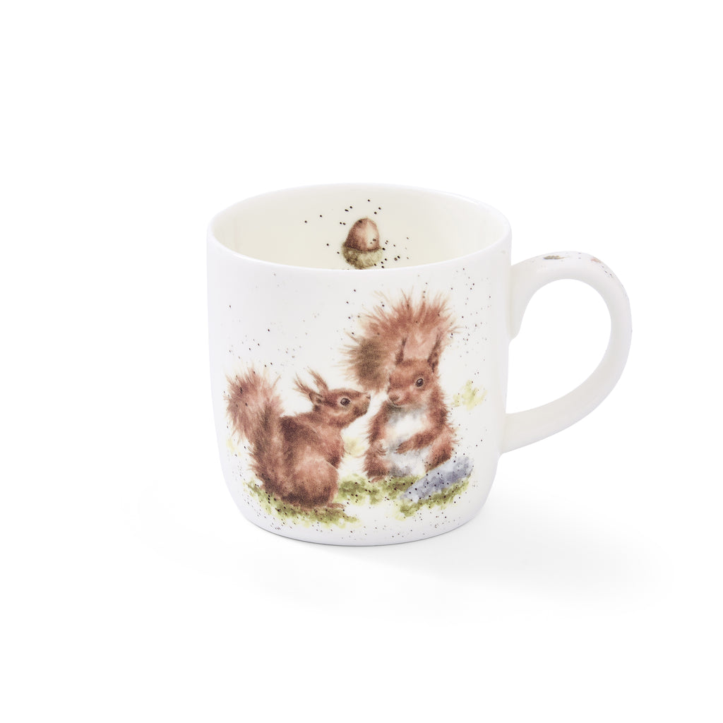 Royal Worcester Wrendale Designs Between Friends (Squirrel) 0.31L Set of 6
