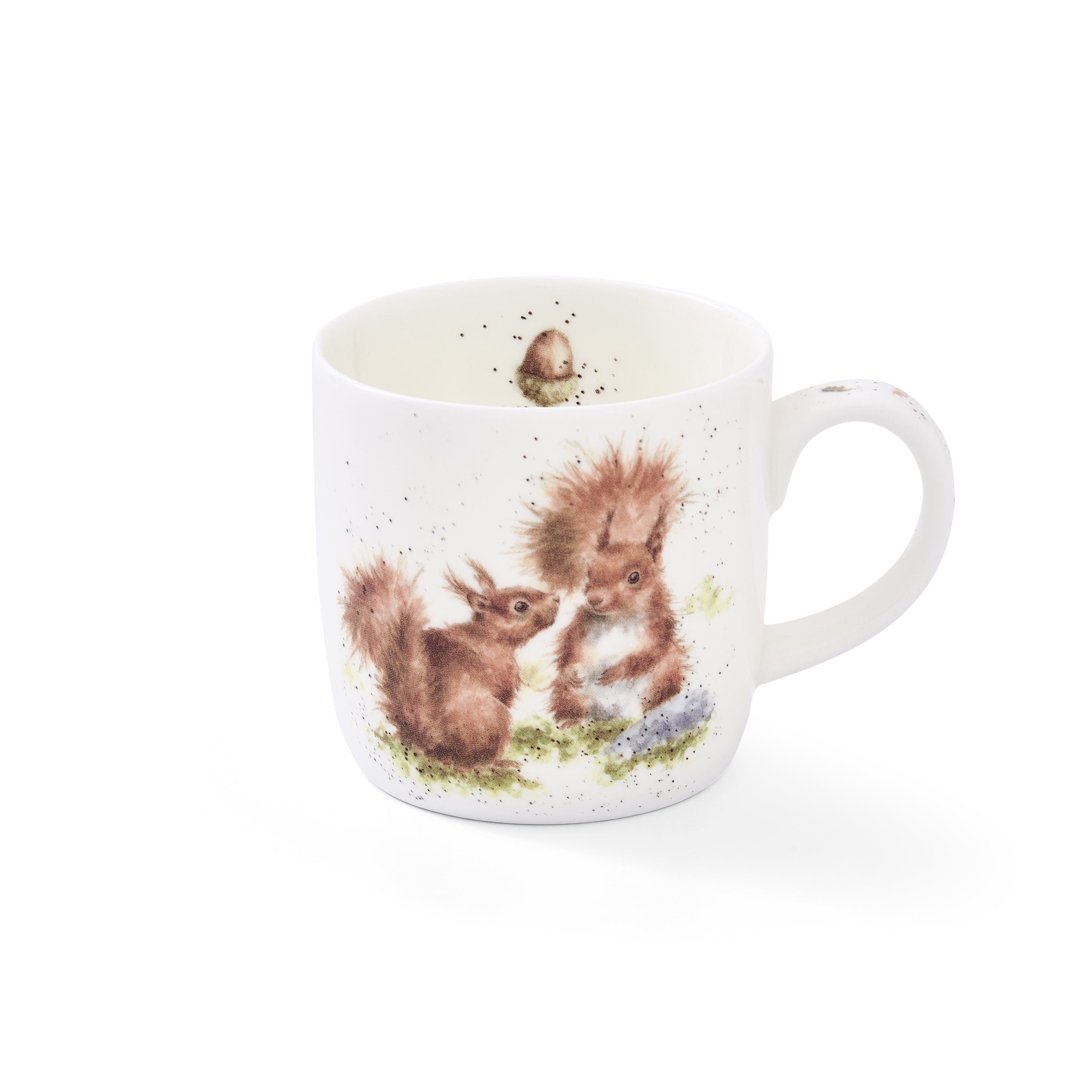 Royal Worcester Wrendale Designs Between Friends (Squirrel) 0.31L Set of 6