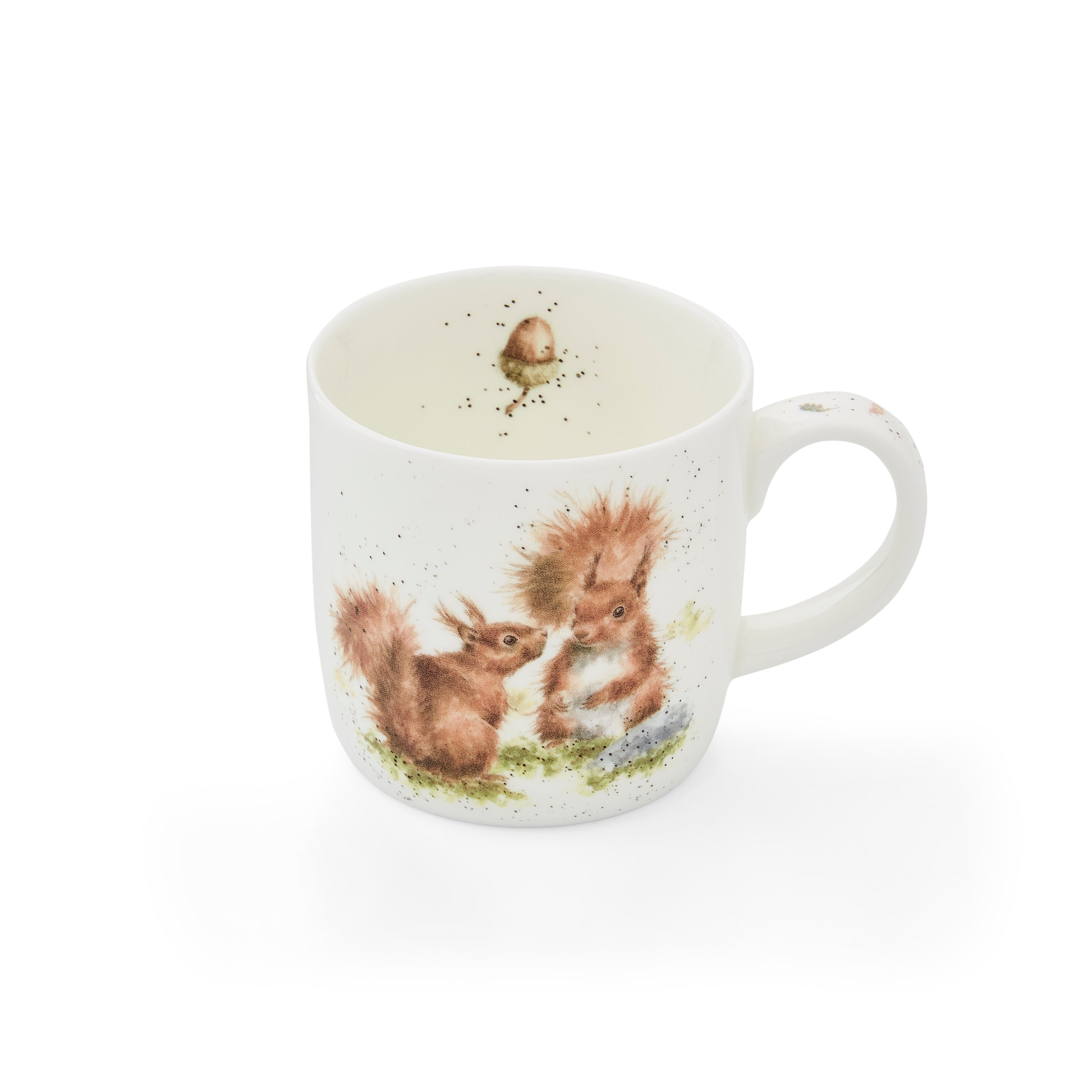 Royal Worcester Wrendale Designs Between Friends (Squirrel) 0.31L Set of 6