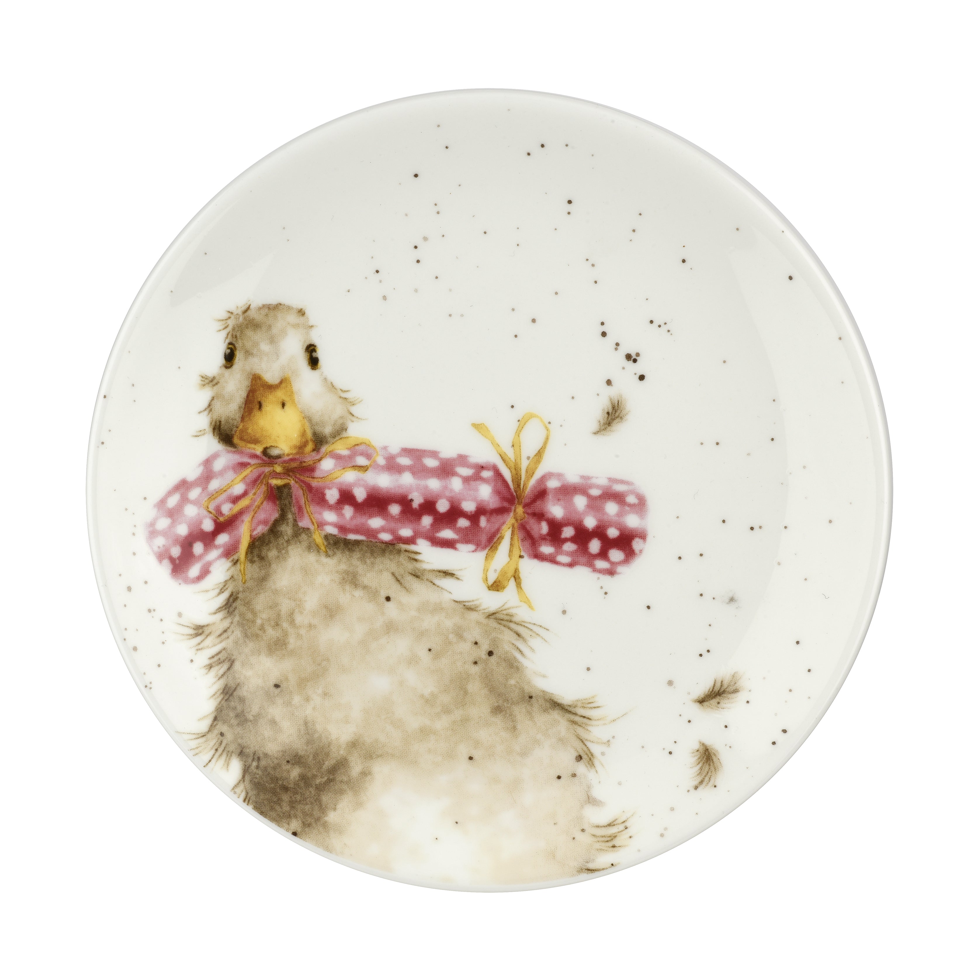 WreWrendale Designs - Christmas Collectionsndale Designs Coloured Collection Coupe Plate - Set of 2 (Cow & Duck) 16.5cm Boxed Set