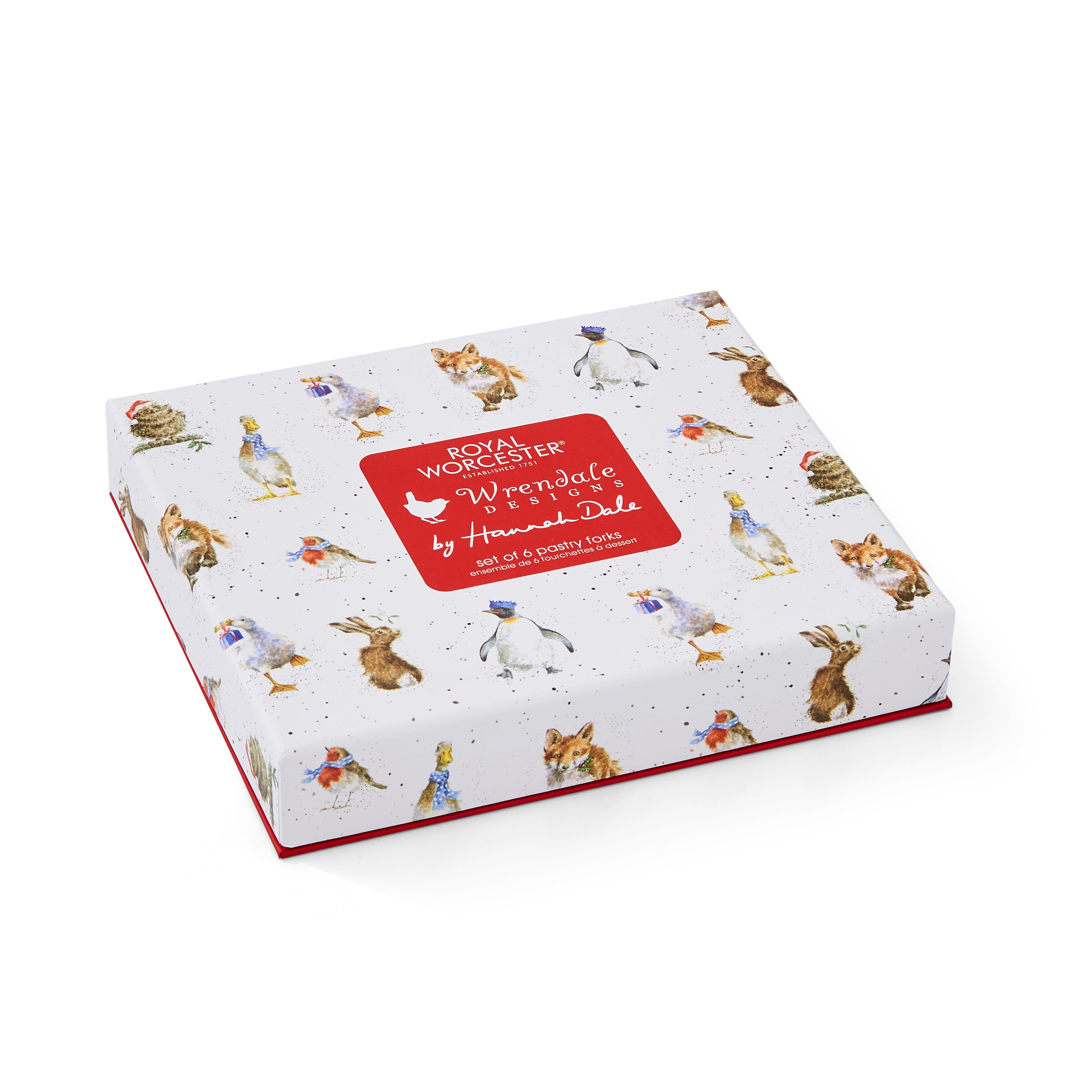 WreWrendale Designs - Christmas Collectionsndale Designs Coloured Collection Pastry Forks - Set of 6 15cm Boxed Set