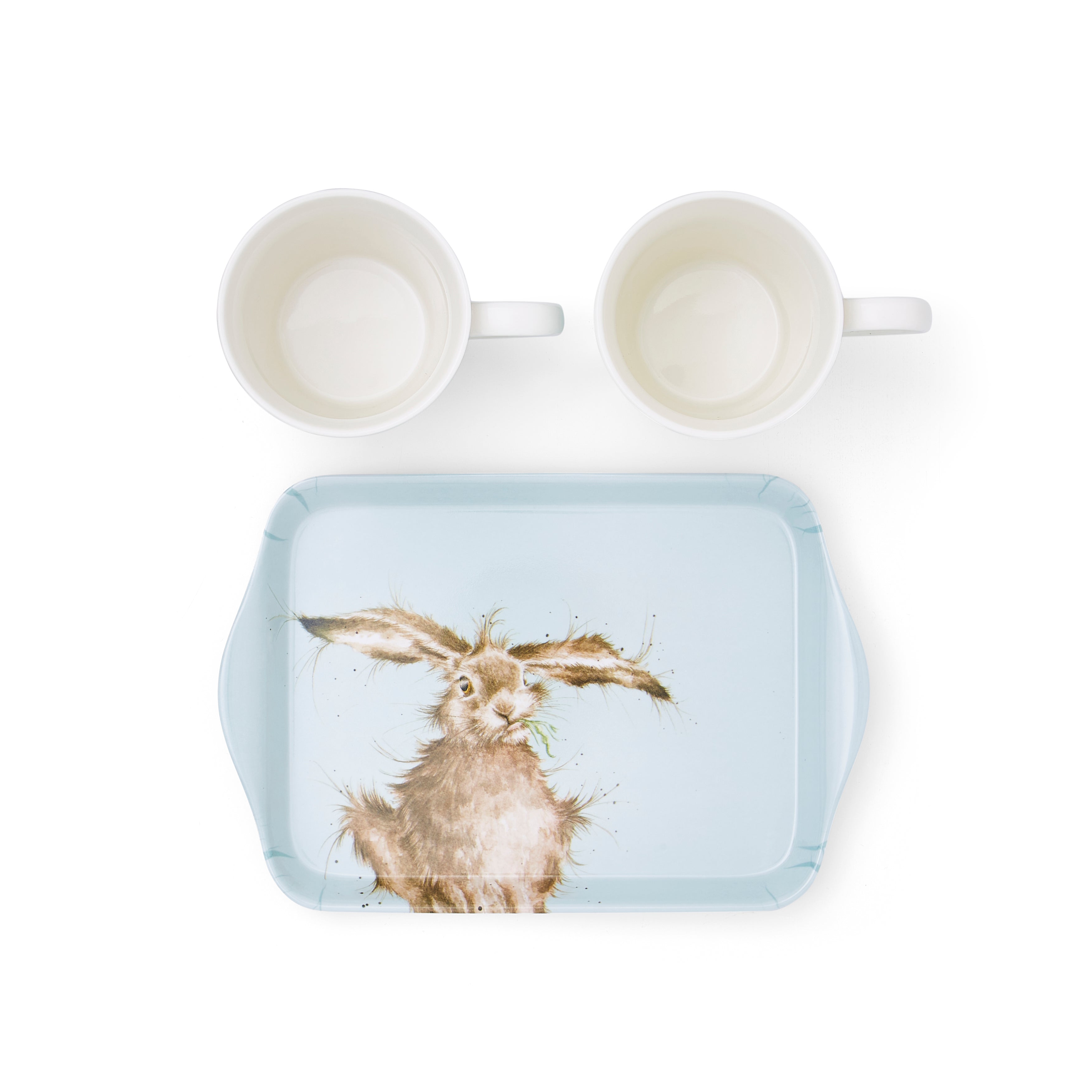 Wrendale Designs Coloured Collection Mug & Tray Set Mug 0.18L 
Tray 21 x 14cm Single