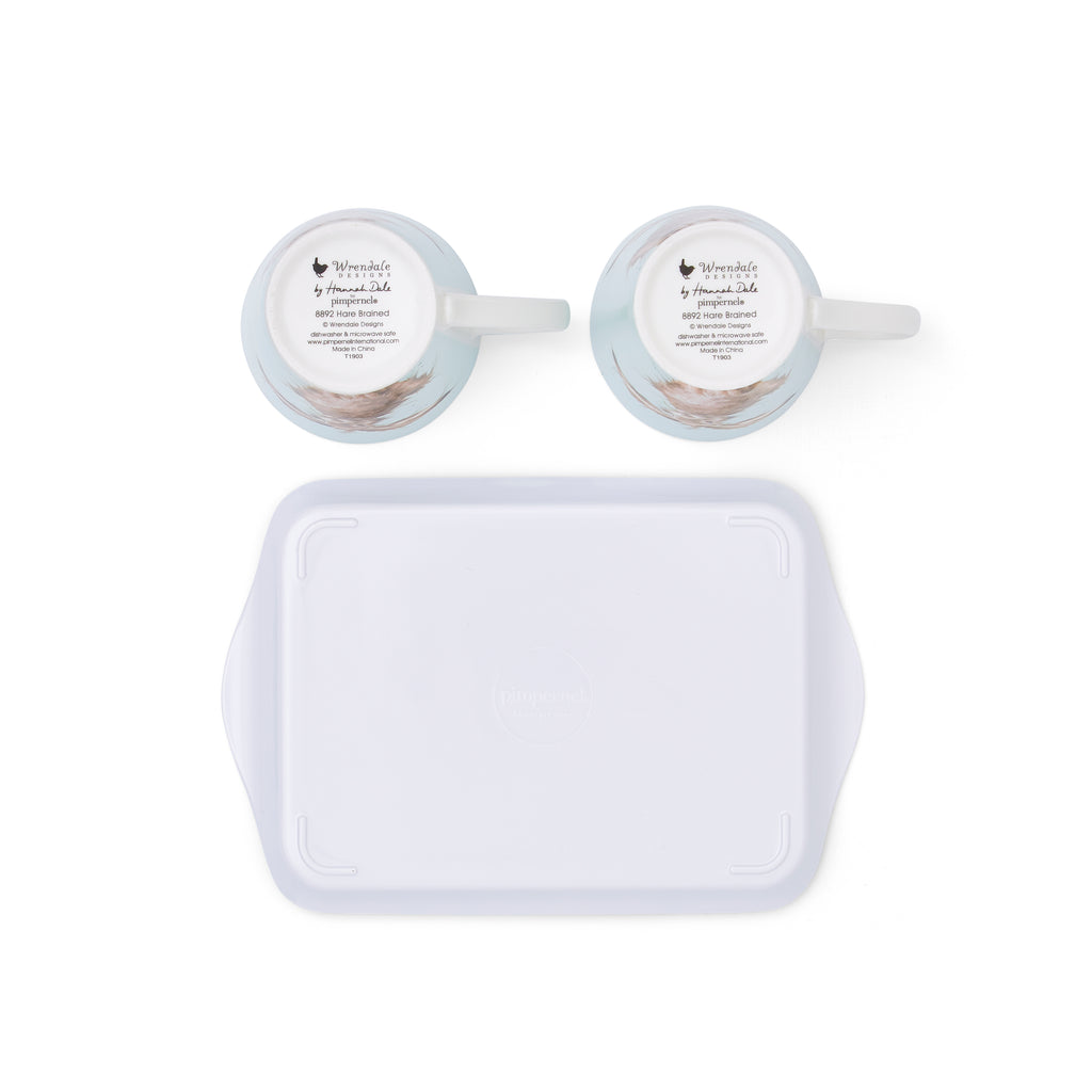 Wrendale Designs Coloured Collection Mug & Tray Set Mug 0.18L 
Tray 21 x 14cm Single