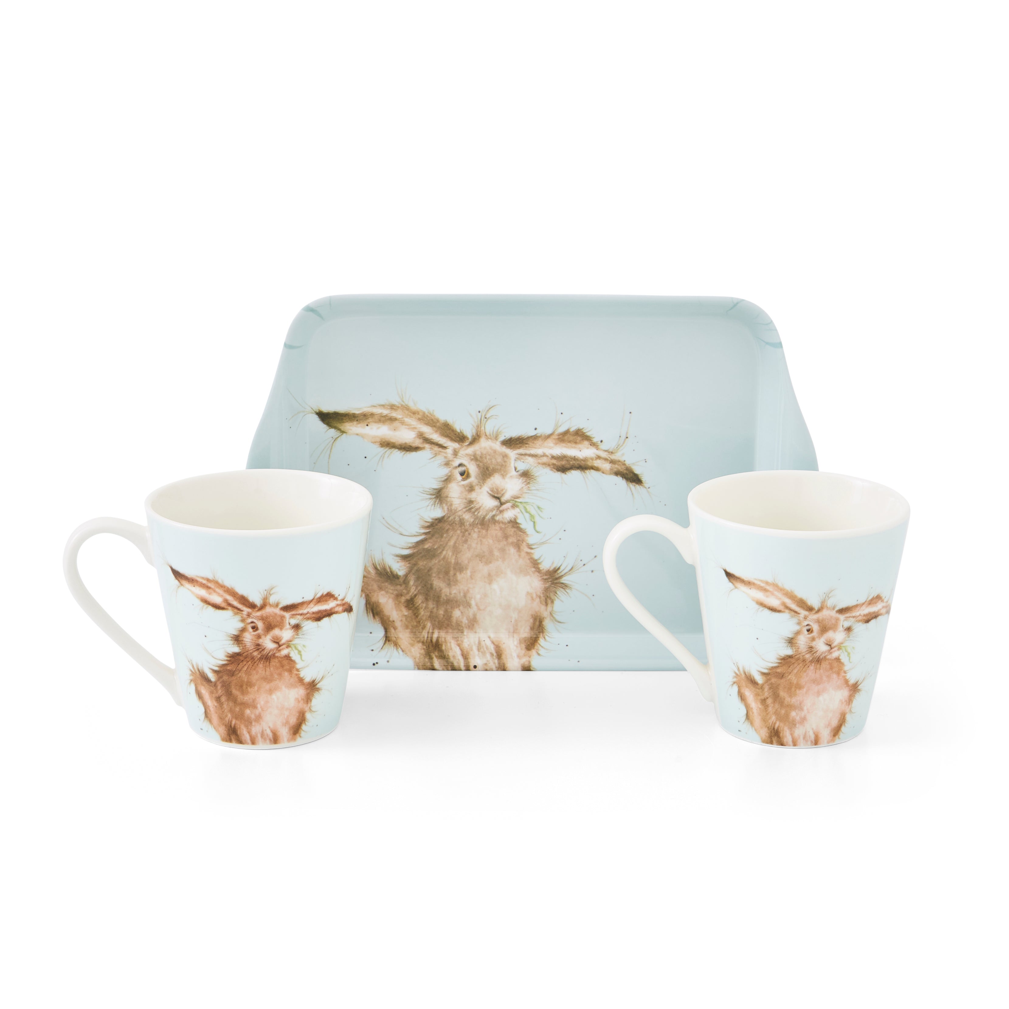 Wrendale Designs Coloured Collection Mug & Tray Set Mug 0.18L 
Tray 21 x 14cm Single
