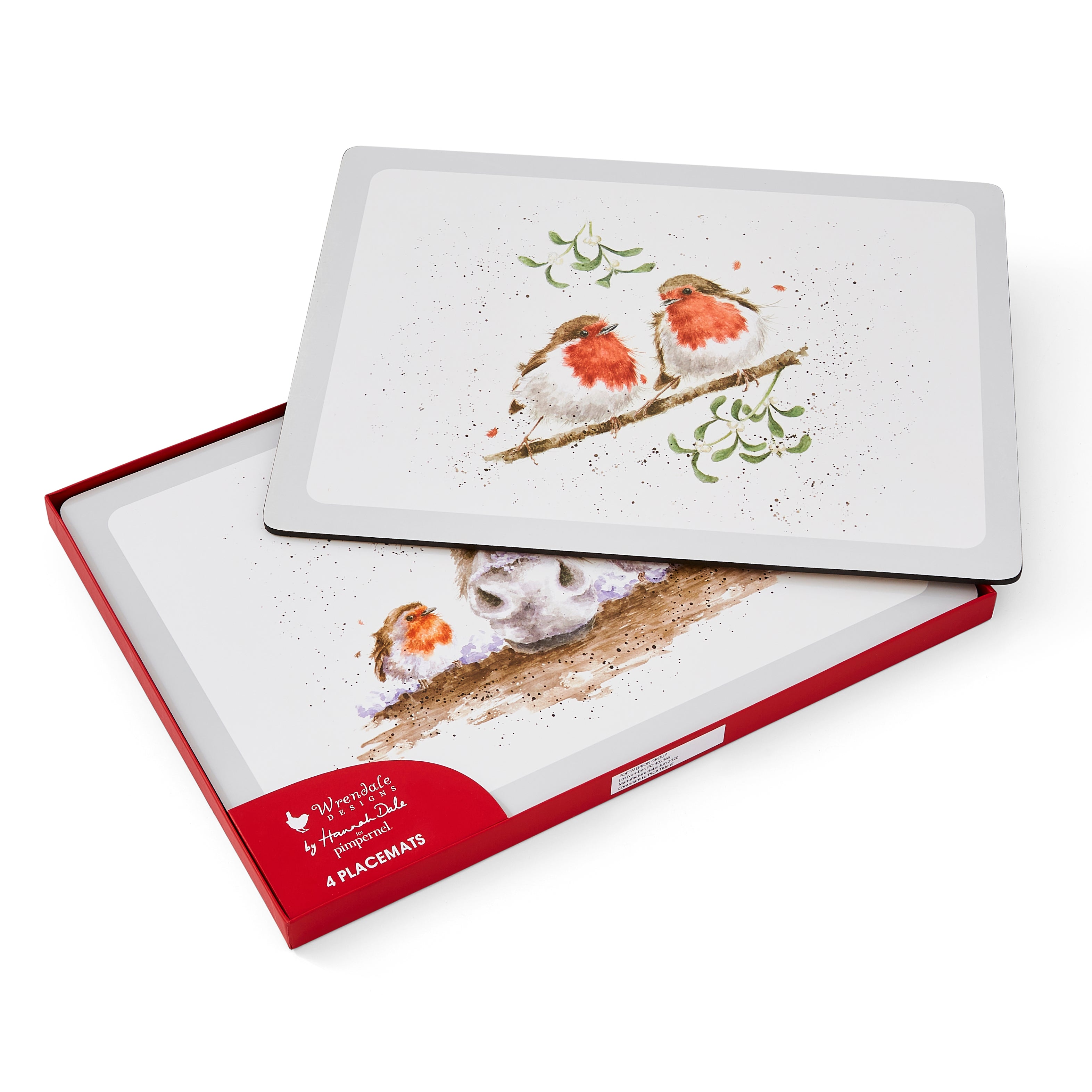 WreWrendale Designs - Christmas Collectionsndale Designs Coloured Collection Christmas Large Placemats - Set of 4 40.1 x 29.8cm Boxed Set