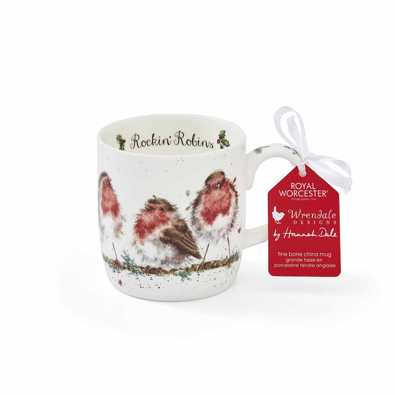 WreWrendale Designs - Christmas Collectionsndale Designs Coloured Collection Rockin Robins (Robin) 0.31L Set of 6