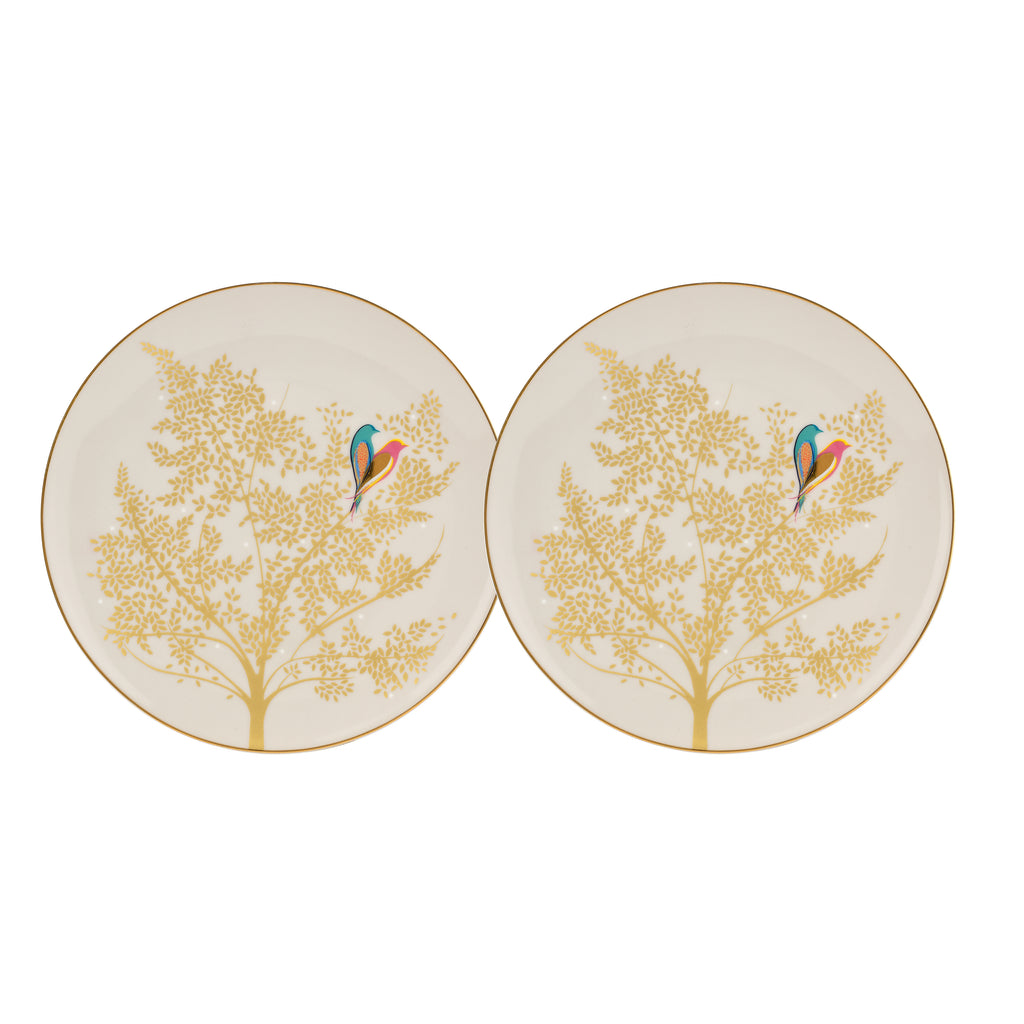 Cake Plate S/2 - Light Grey 20cm Boxed Set