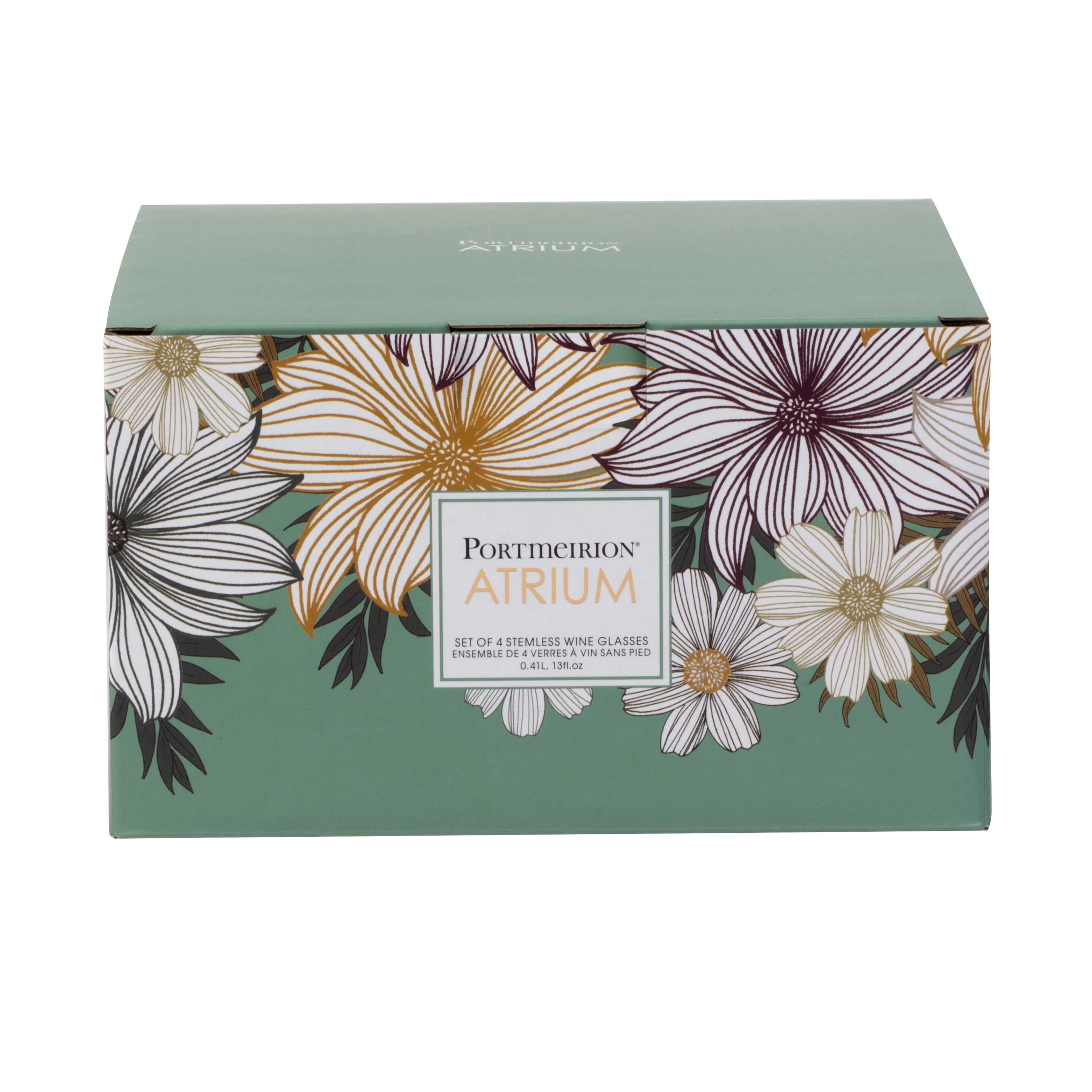 Stemless Wine Glass S/4 0.41L Boxed Set