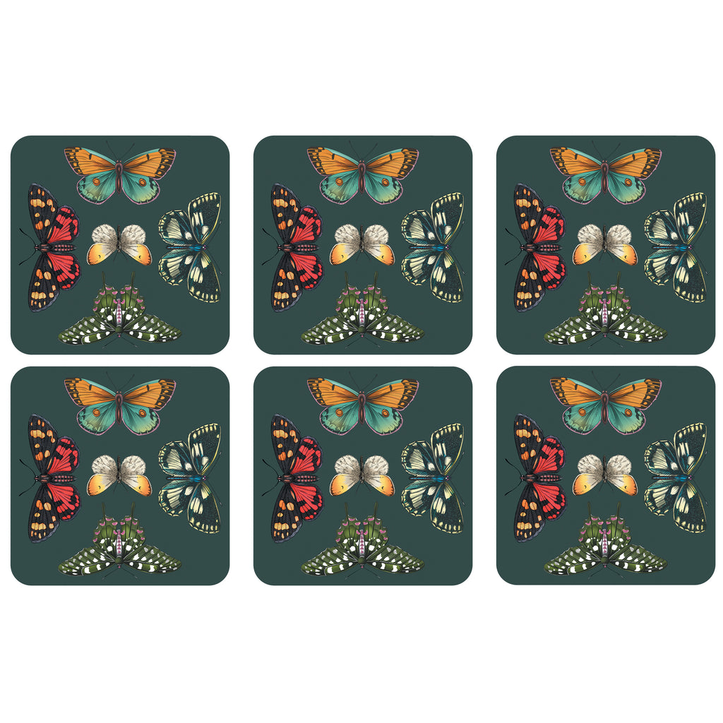 Botanic Garden Harmony Coasters S/6 (s) 10.5 x 10.5cm Boxed Set