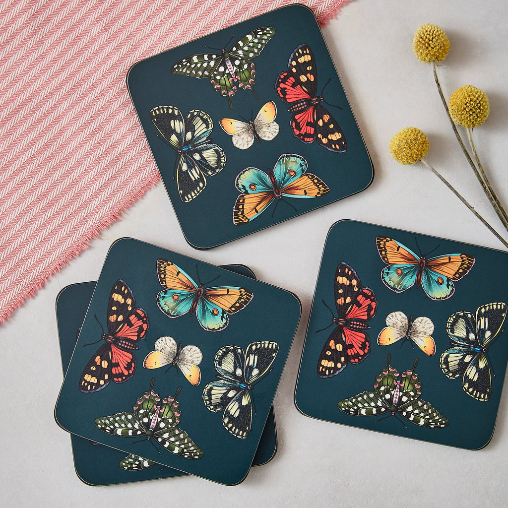 Botanic Garden Harmony Coasters S/6 (s) 10.5 x 10.5cm Boxed Set