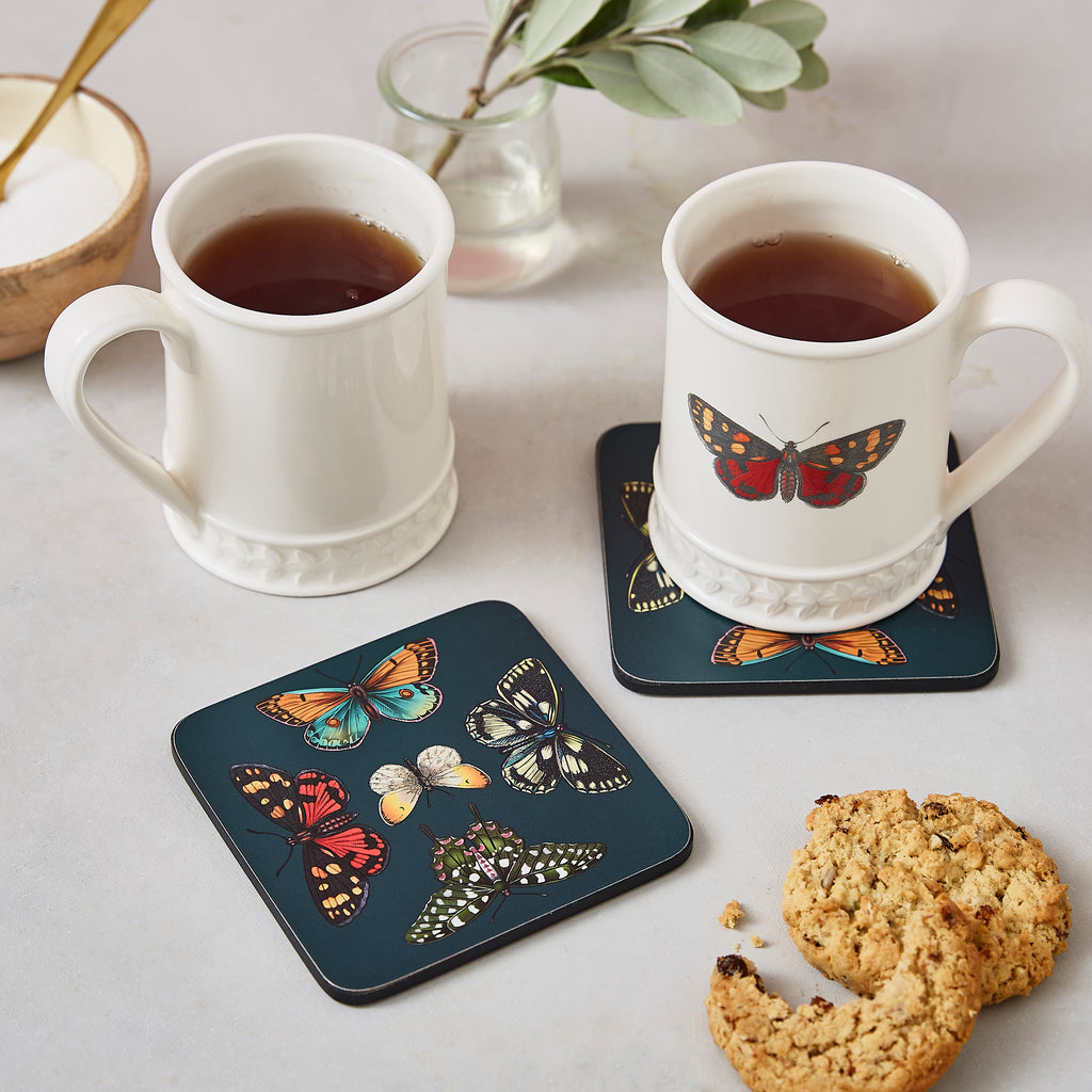 Botanic Garden Harmony Coasters S/6 (s) 10.5 x 10.5cm Boxed Set