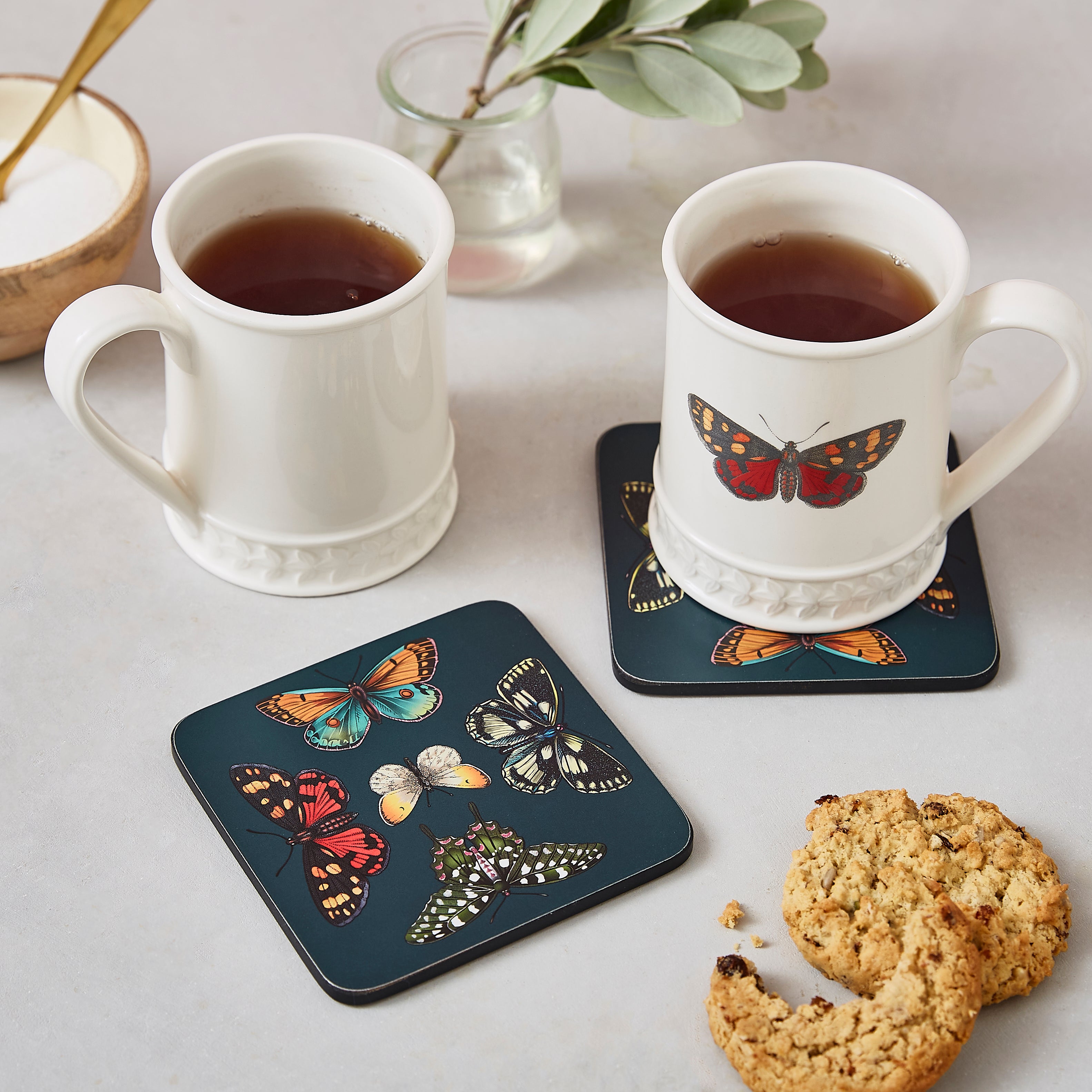 Botanic Garden Harmony Coasters S/6 (s) 10.5 x 10.5cm Boxed Set