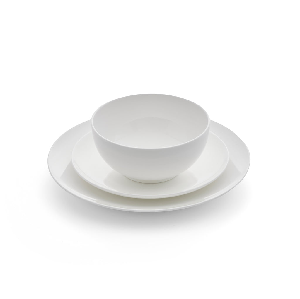 Royal Worcester Serendipity 12 Piece Set Plate 27cm/10.5", Plate 20cm/8", Cereal Bowl 15cm/6" Boxed Set