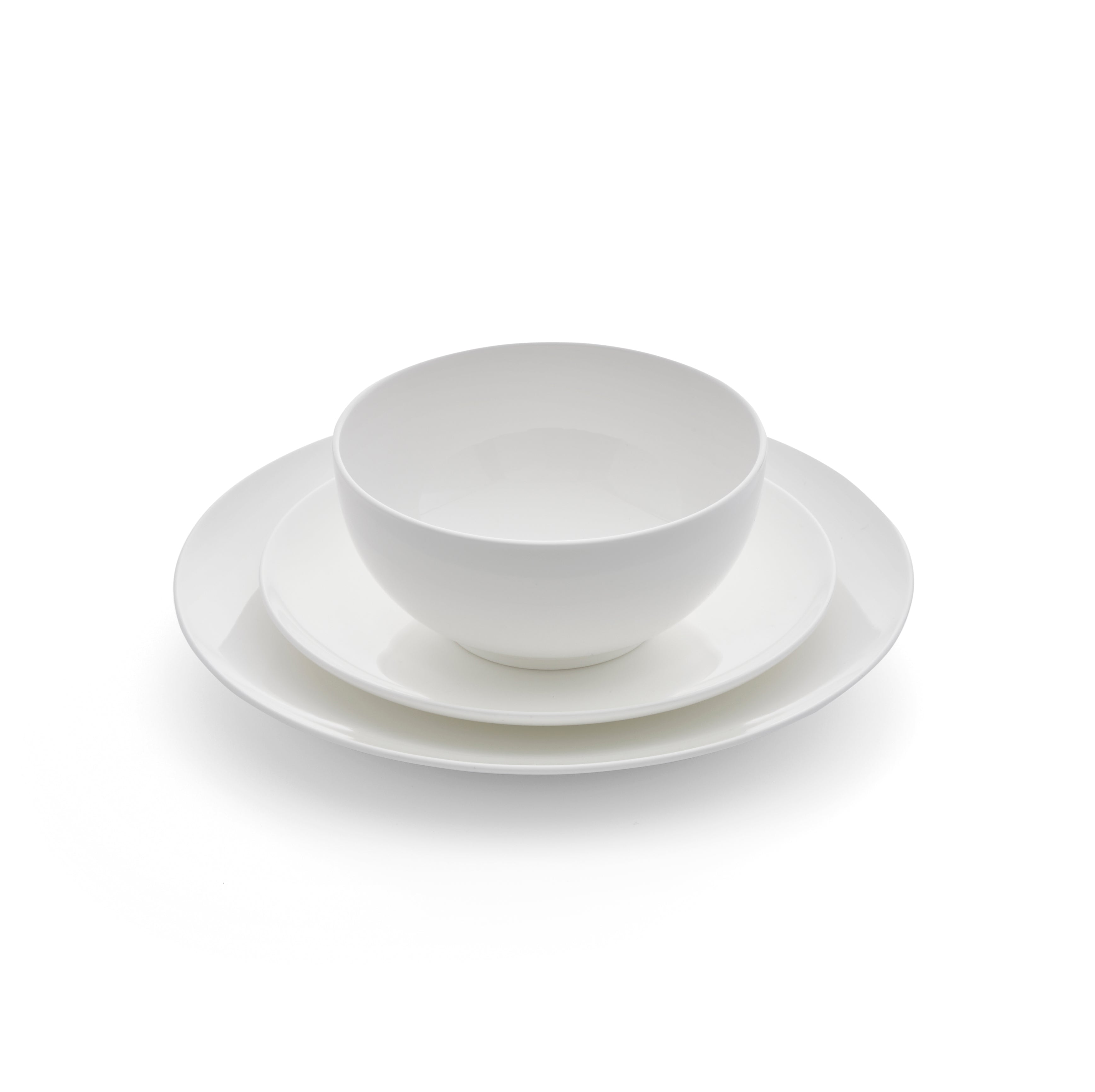 Royal Worcester Serendipity 12 Piece Set Plate 27cm/10.5", Plate 20cm/8", Cereal Bowl 15cm/6" Boxed Set