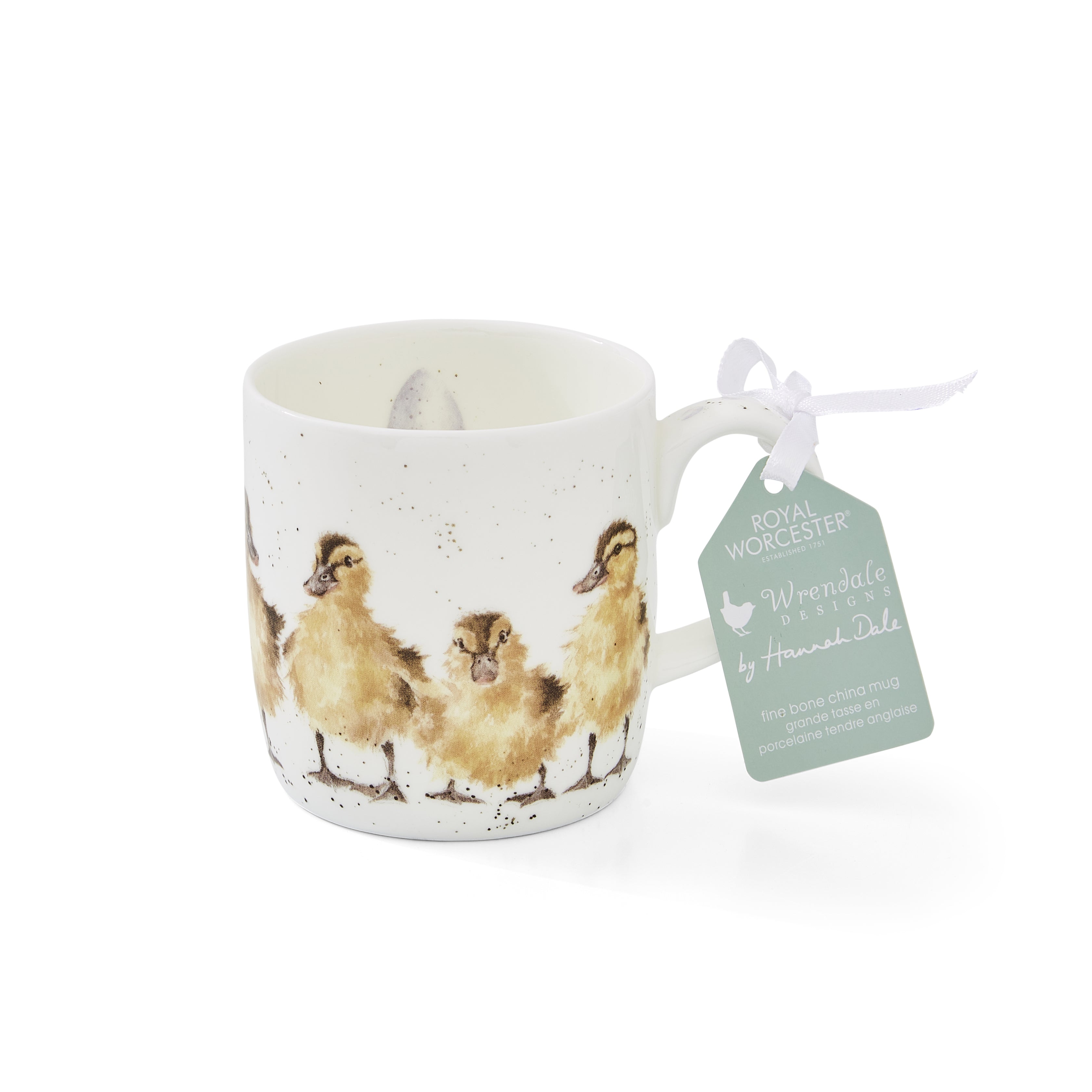 Royal Worcester Wrendale Designs Just Hatched (Ducklings) 0.31L Set of 6