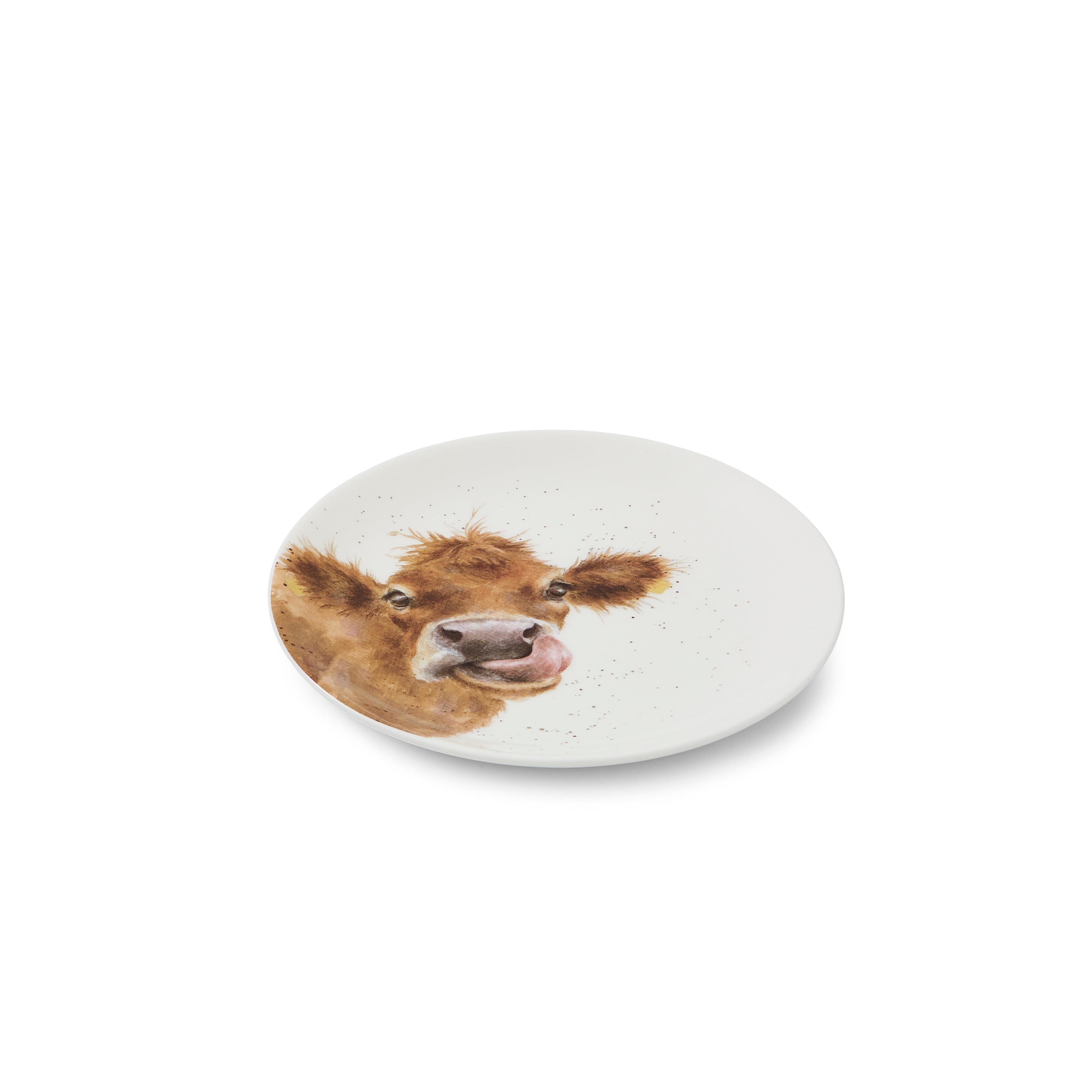Wrendale Designs Coupe Plates - Set of 4 (Sheep, Duckling, Donkey, Cow) 16.5cm Boxed Set