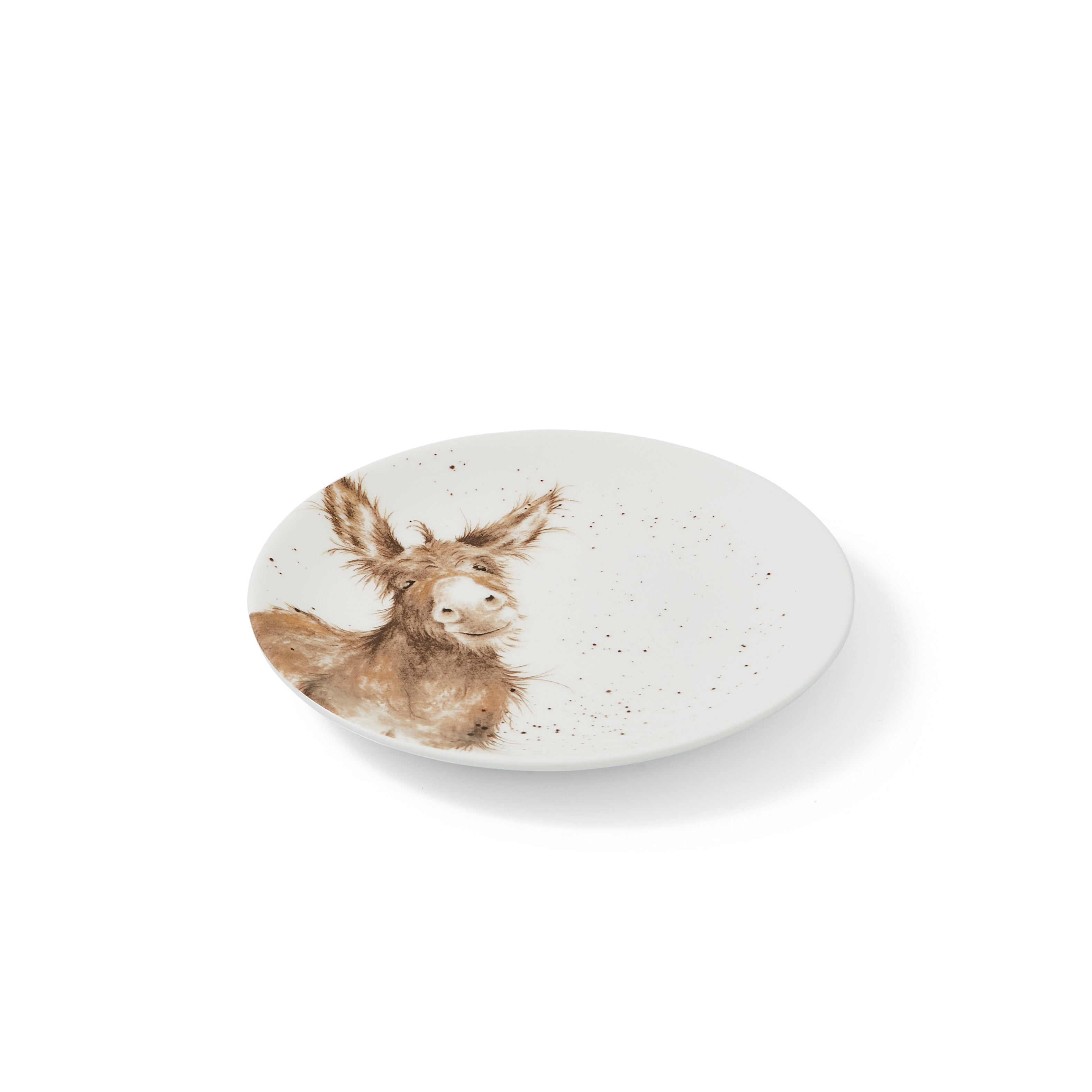 Wrendale Designs Coupe Plates - Set of 4 (Sheep, Duckling, Donkey, Cow) 16.5cm Boxed Set