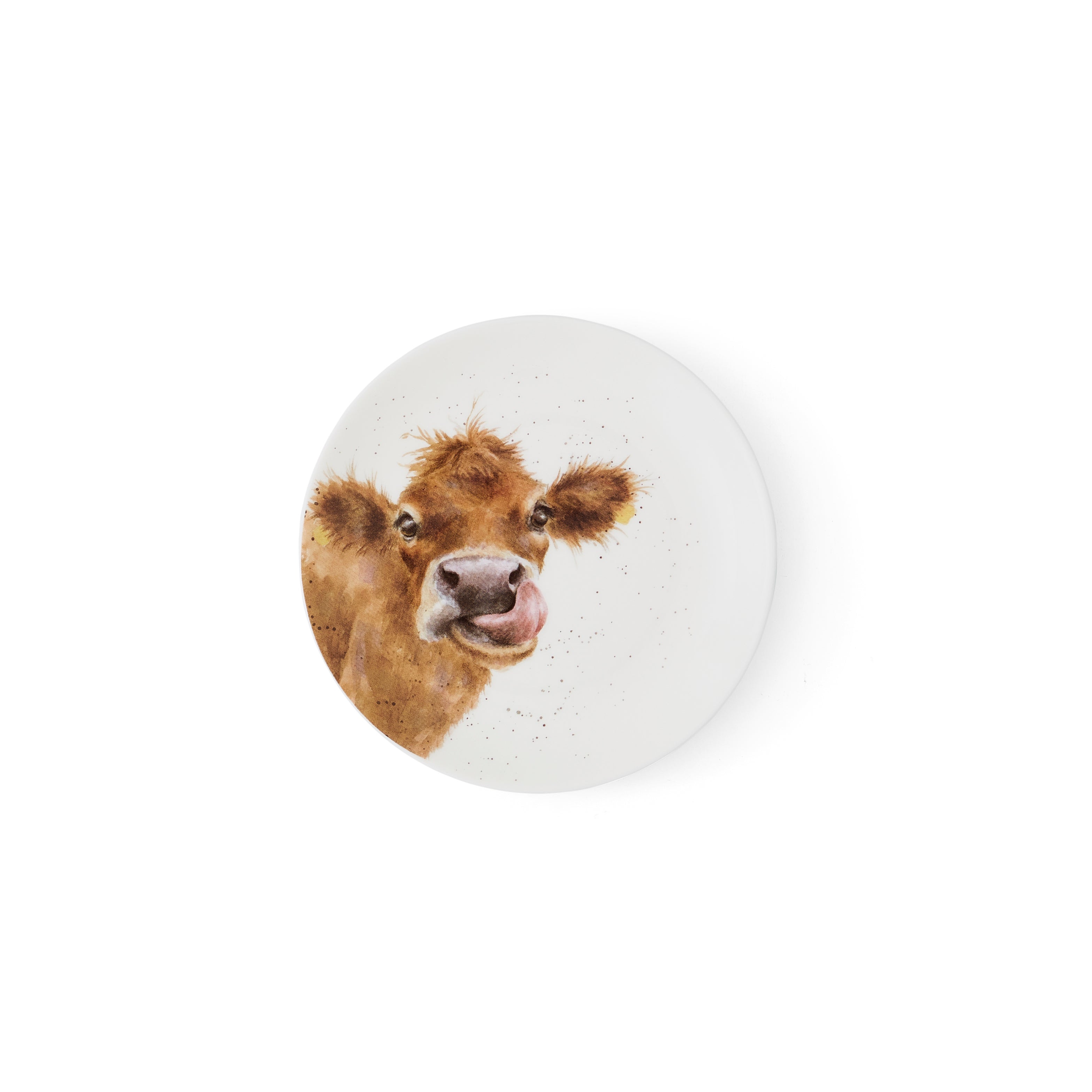Wrendale Designs Coupe Plates - Set of 4 (Sheep, Duckling, Donkey, Cow) 16.5cm Boxed Set