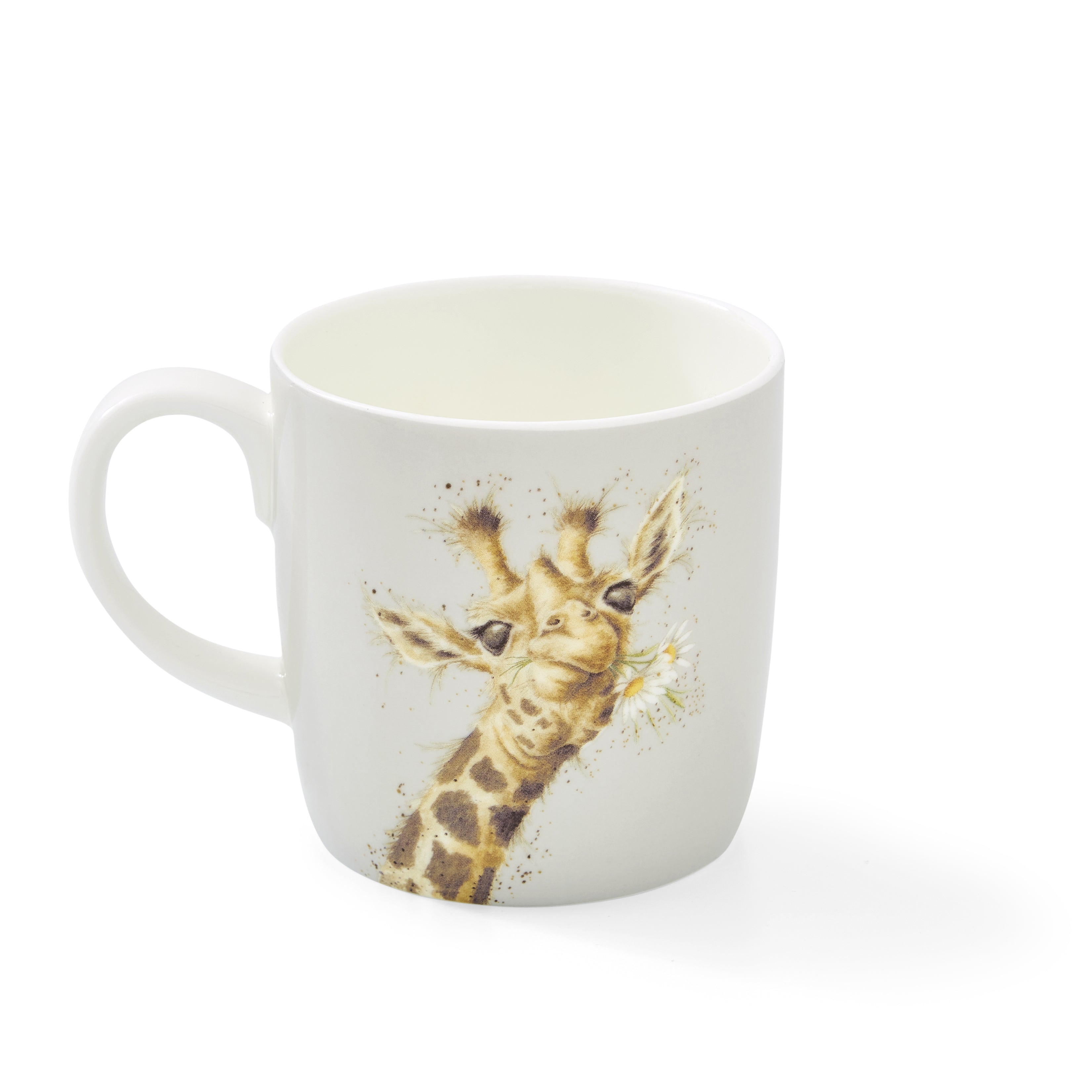 Wrendale Designs Coloured Collection Flowers (Giraffe) 0.40L Single