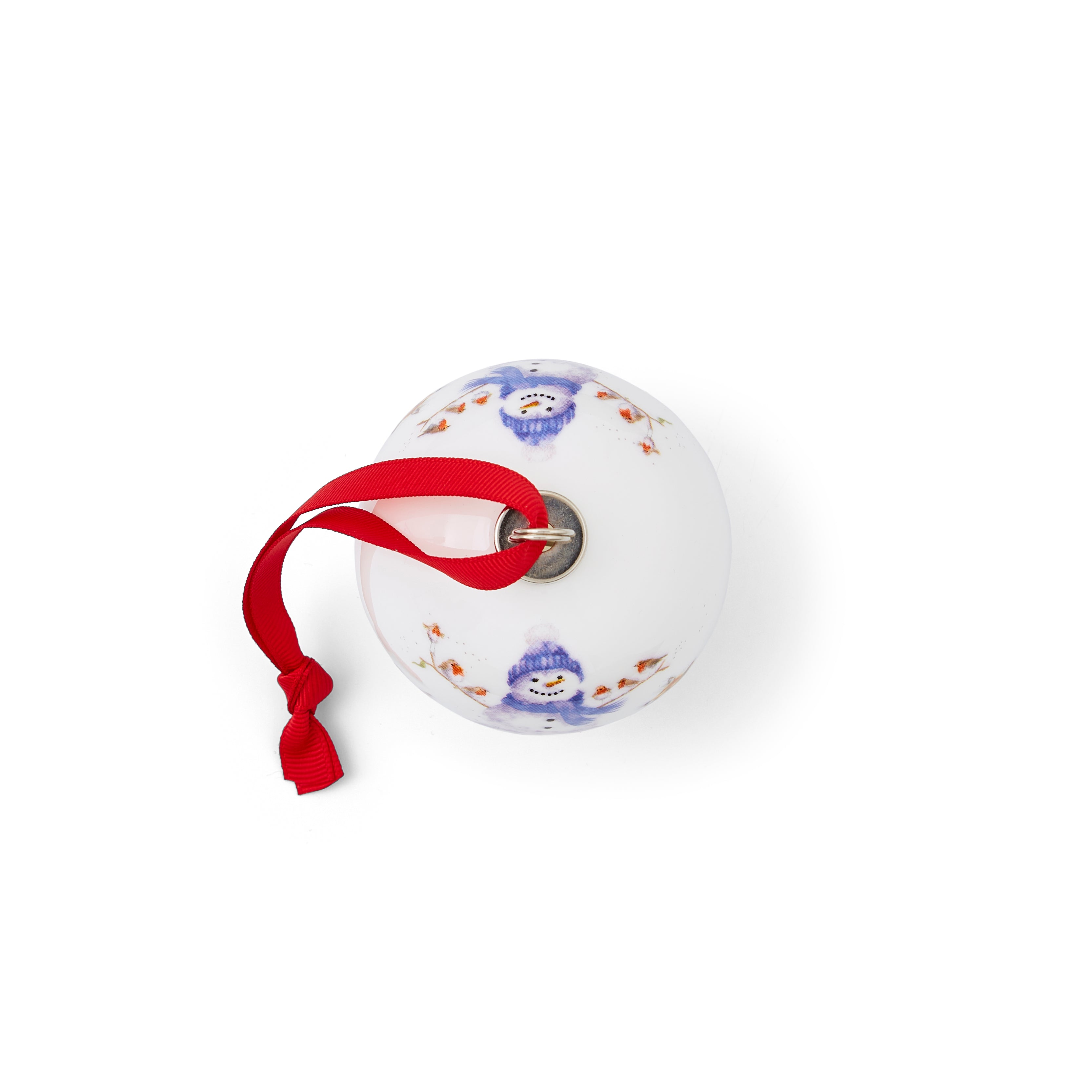 WreWrendale Designs - Christmas Collectionsndale Designs Coloured Collection Bauble - Gathered All Around (Snowman) 7cm diam. Single