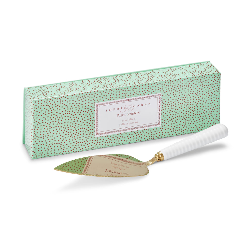 Sophie Conran for Portmeirion Cake Server w Gold Metal 25cm Single