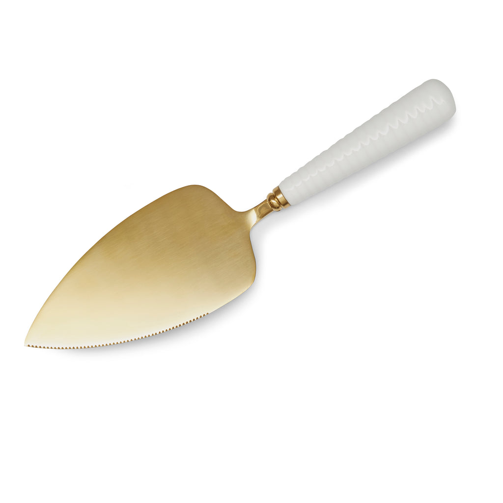 Sophie Conran for Portmeirion Cake Server w Gold Metal 25cm Single