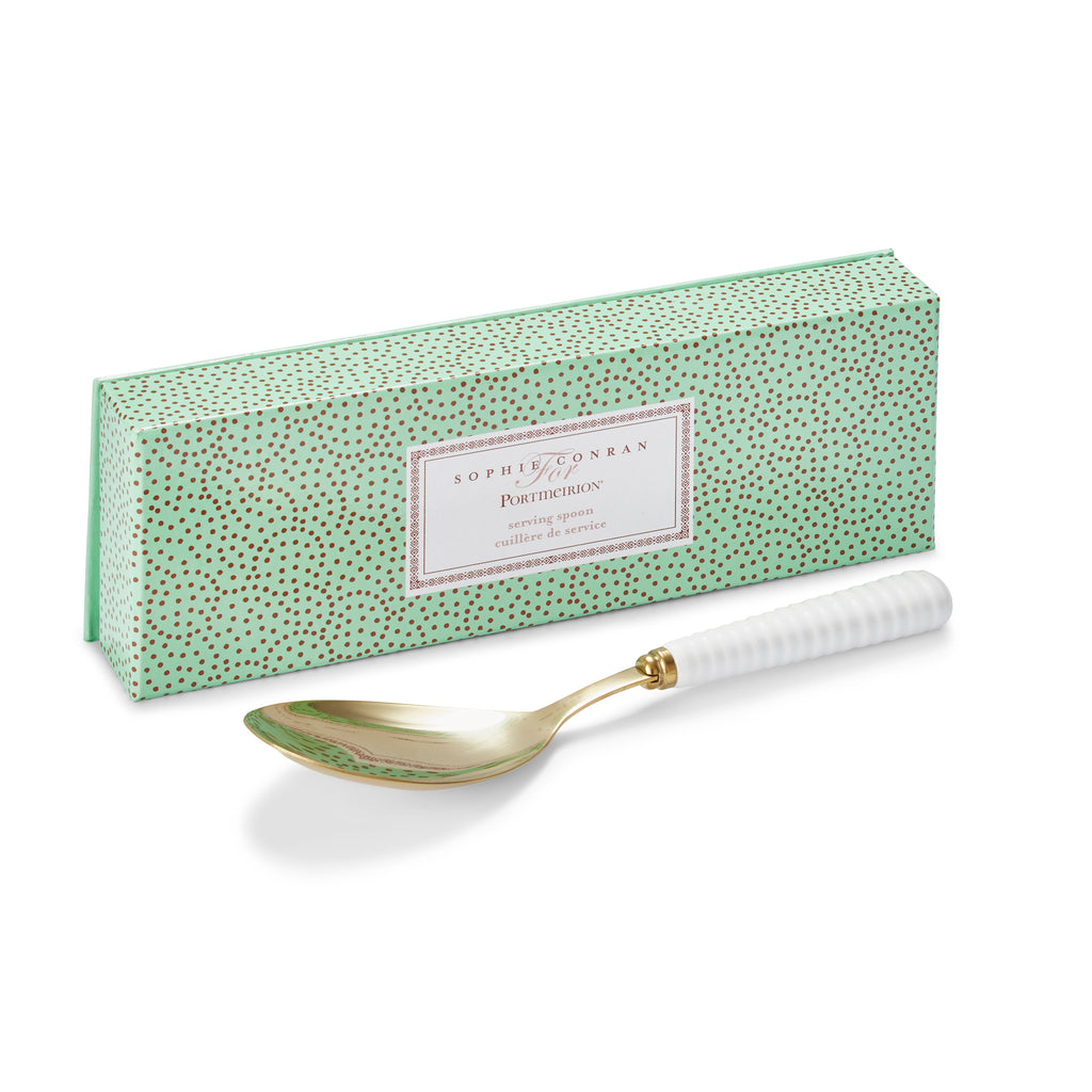 Sophie Conran for Portmeirion Serving Spoon w Gold Metal 25cm Single