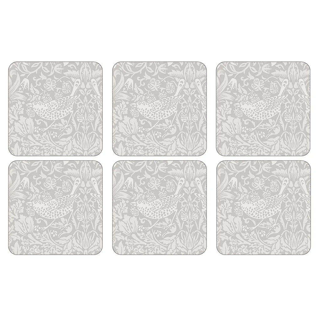 Pure Morris 6 Strawberry Thief Coasters