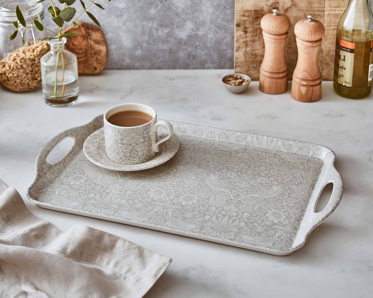 Large Handled Tray - Pure S.Thief 48 x 29.5cm Single