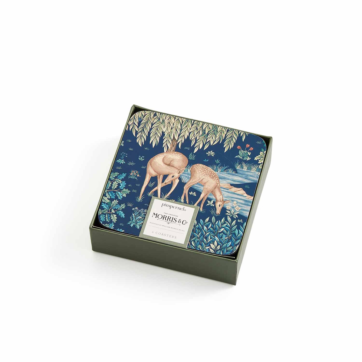 Wightwick Coasters S/6 (m) 10.5 x 10.5cm Boxed Set